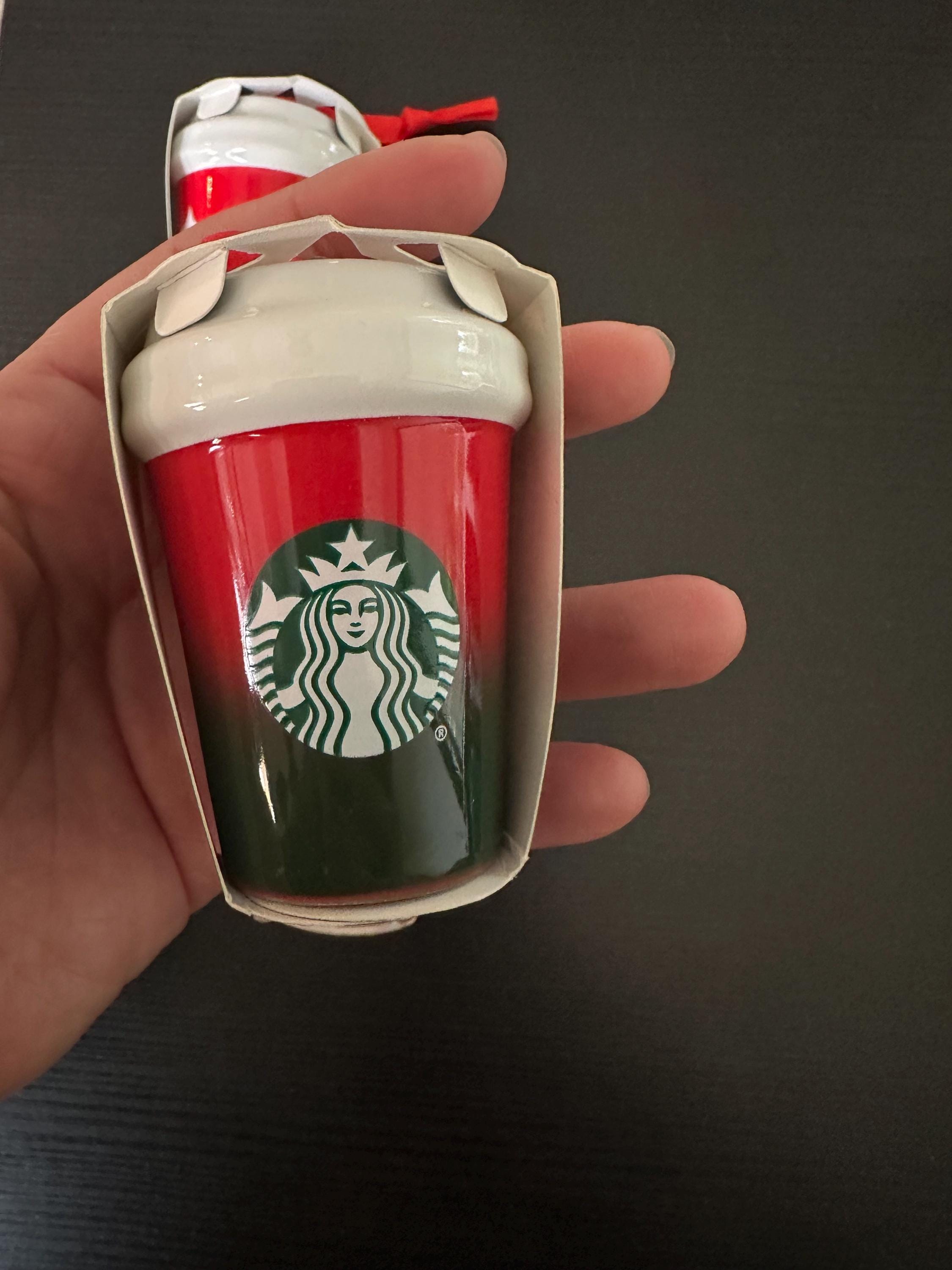 Starbucks Mini Coffee Cup Ornaments – Collectible. Sold Separately. Ship Fast!