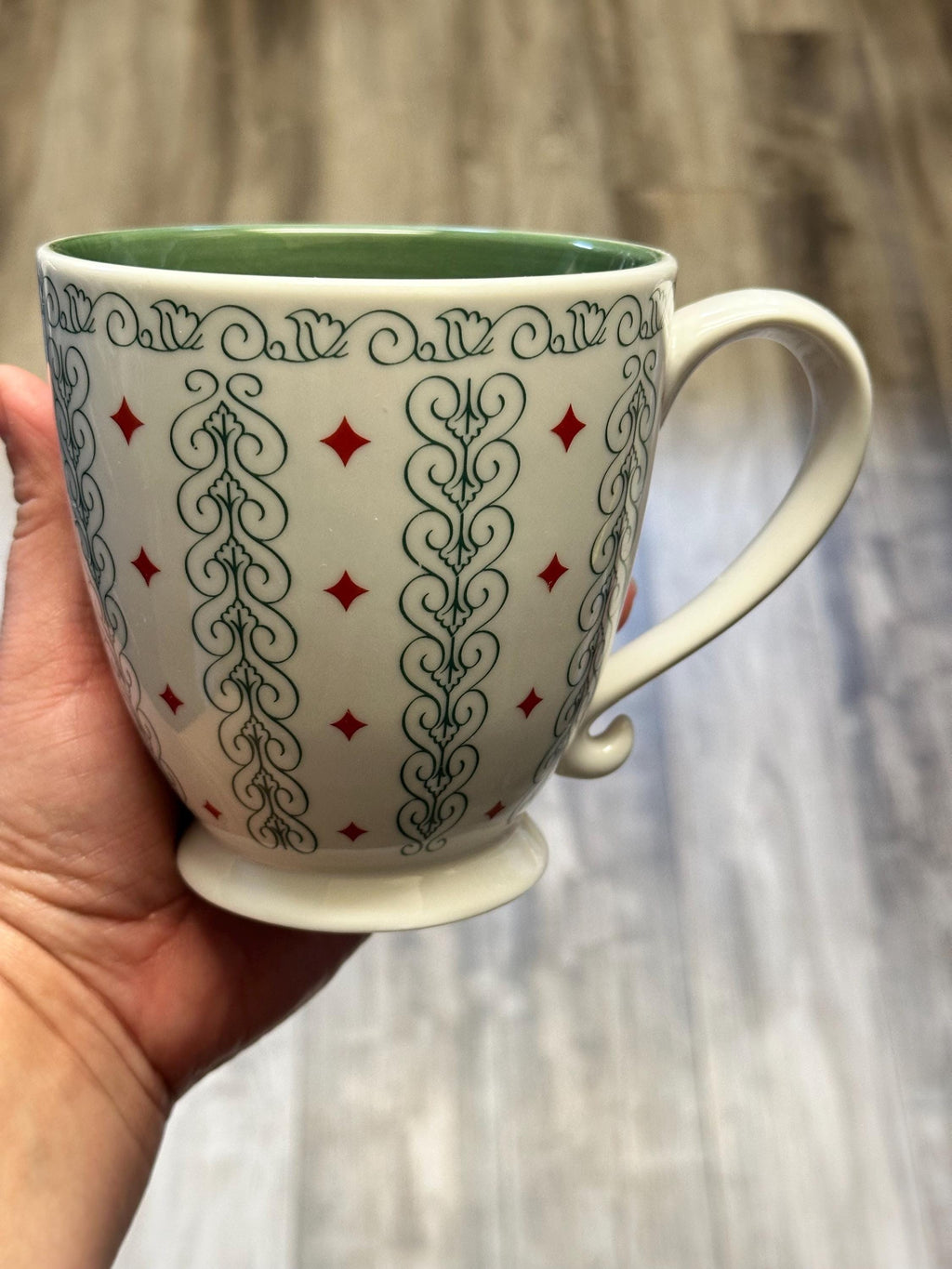 Starbucks Large Holiday Mug 18oz – White Green Red. Ship Fast! | Little Joy Market