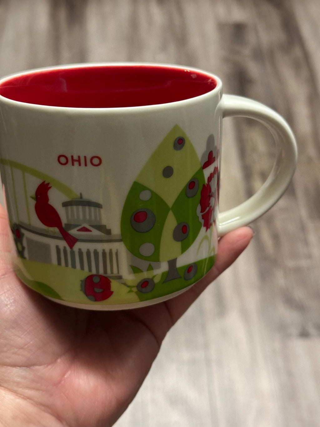 Starbucks Ohio You Are Here mug 14oz. Ship Fast!