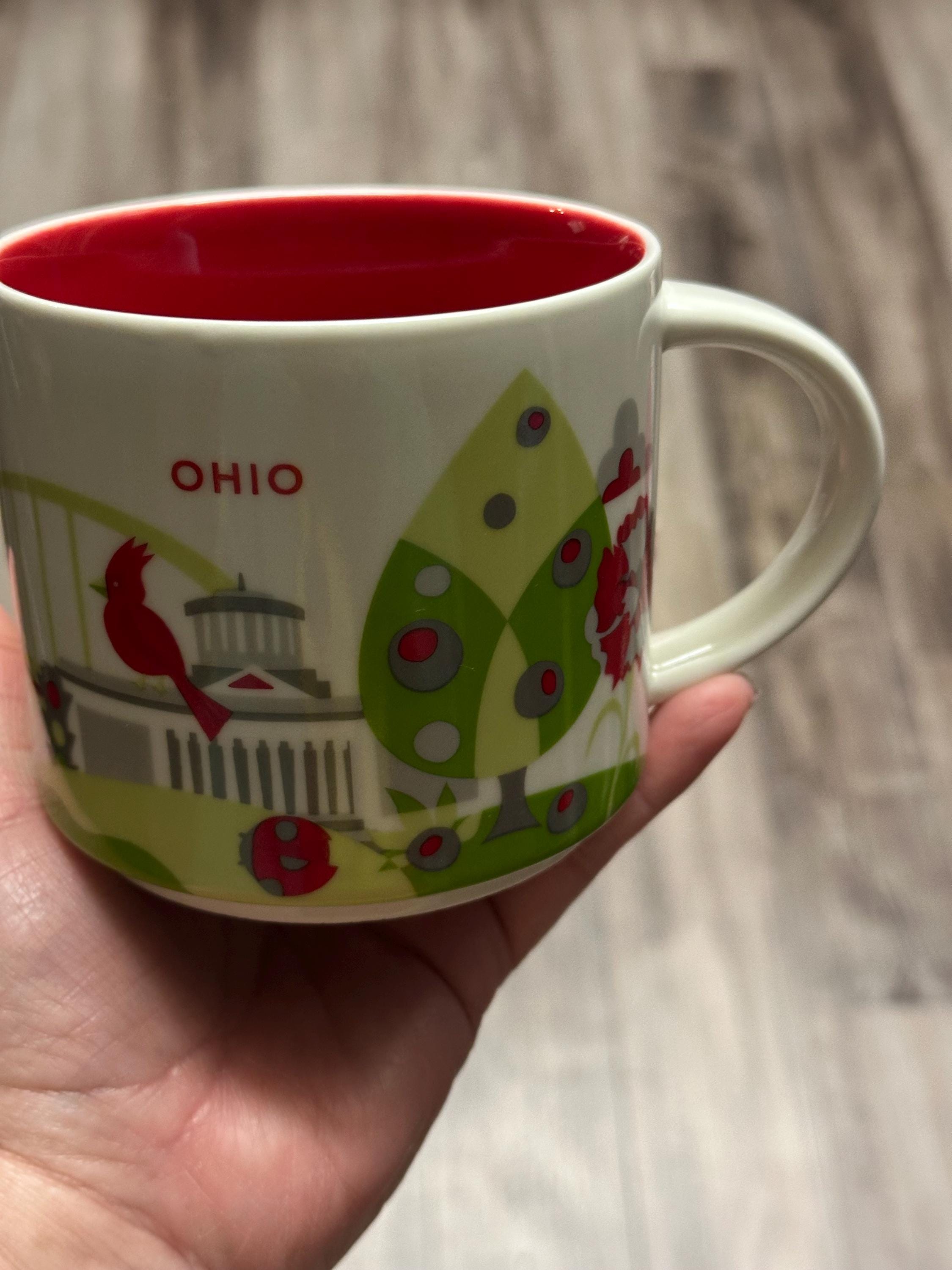 Starbucks Ohio You Are Here mug 14oz. Ship Fast!