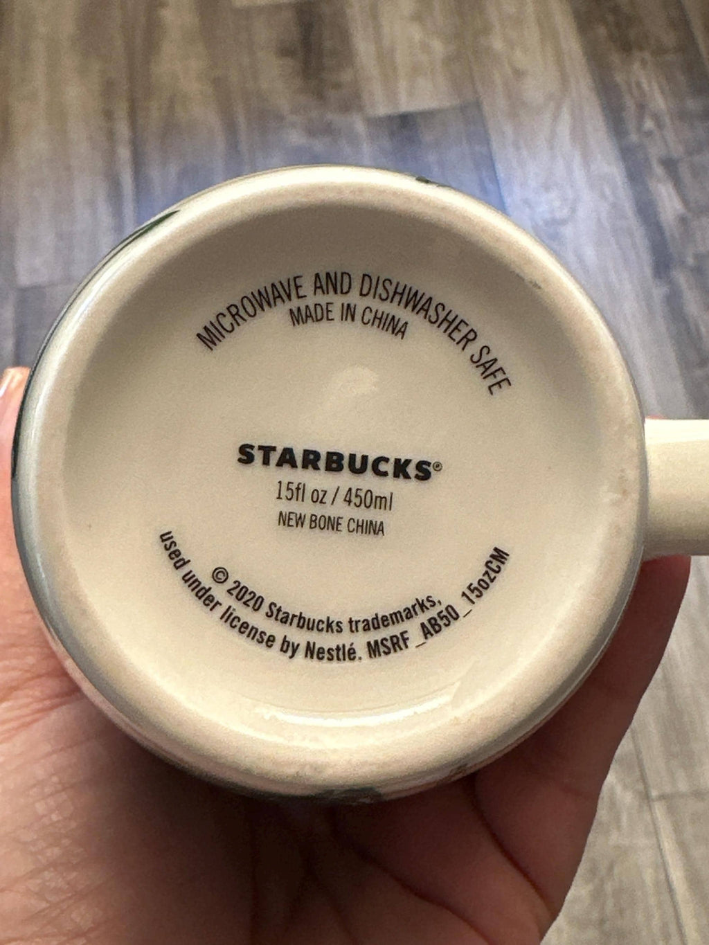 Starbucks Christmas Mug 15oz Pine Needle Ornament Design 2020 GUC