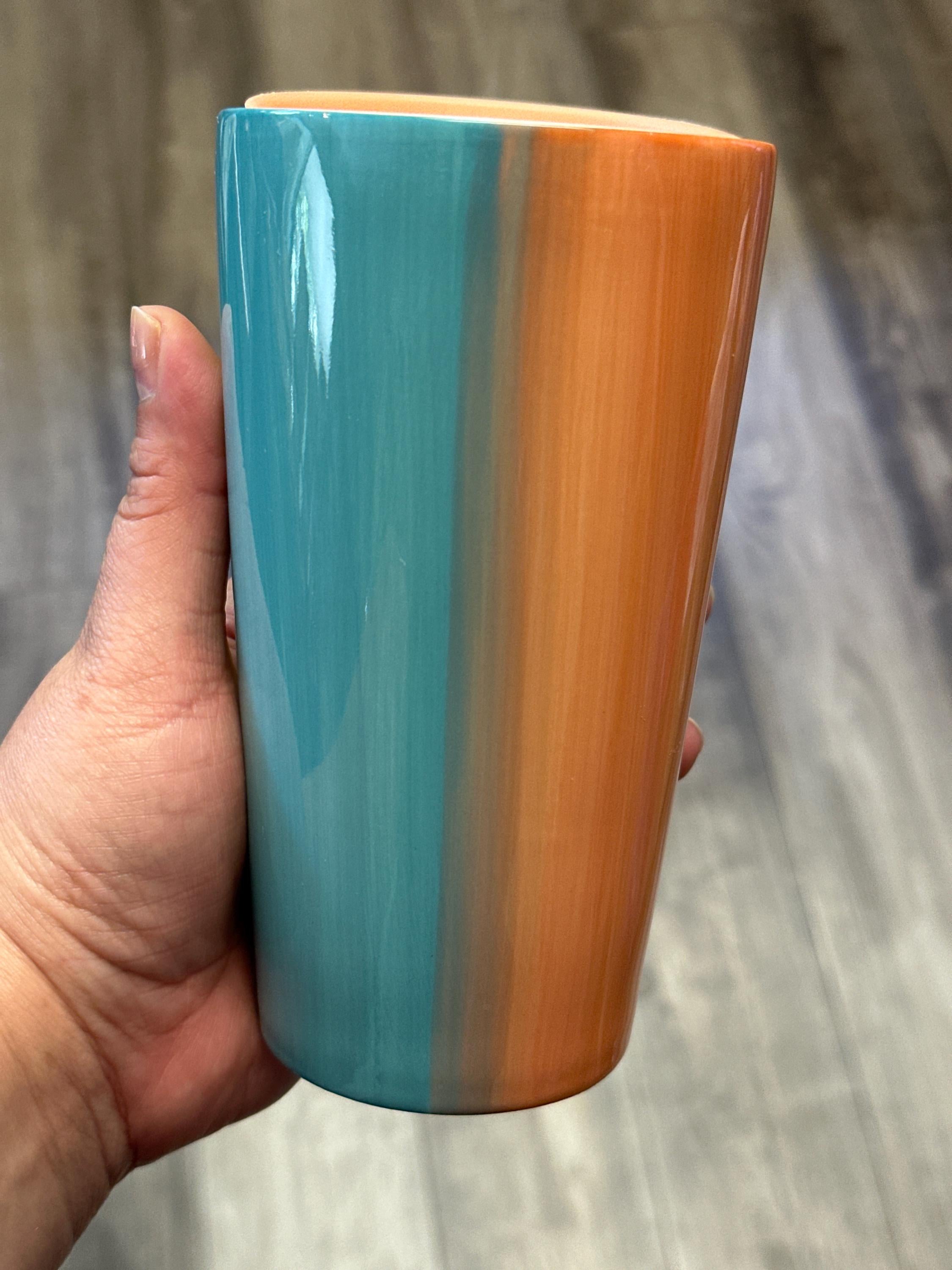 Starbucks Multicolor Travel Tumbler 12oz Coffee Cup GUC