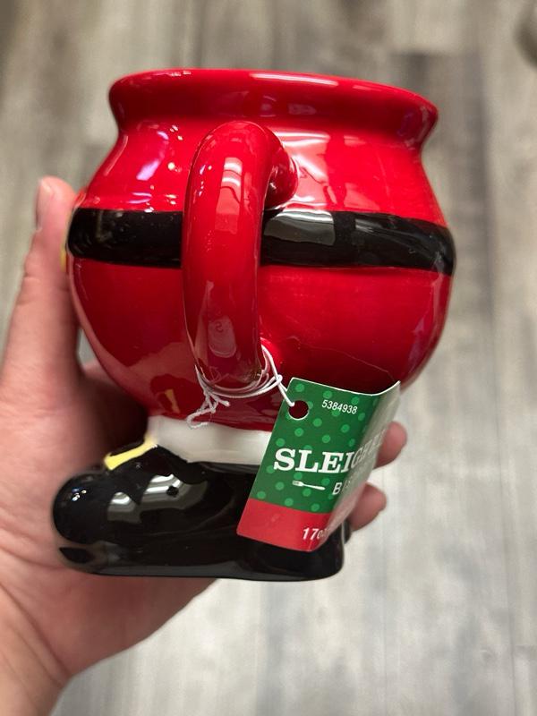 Santa Pants Christmas Mug 17oz St Nicholas Holiday Coffee Cup New. Ship Fast!