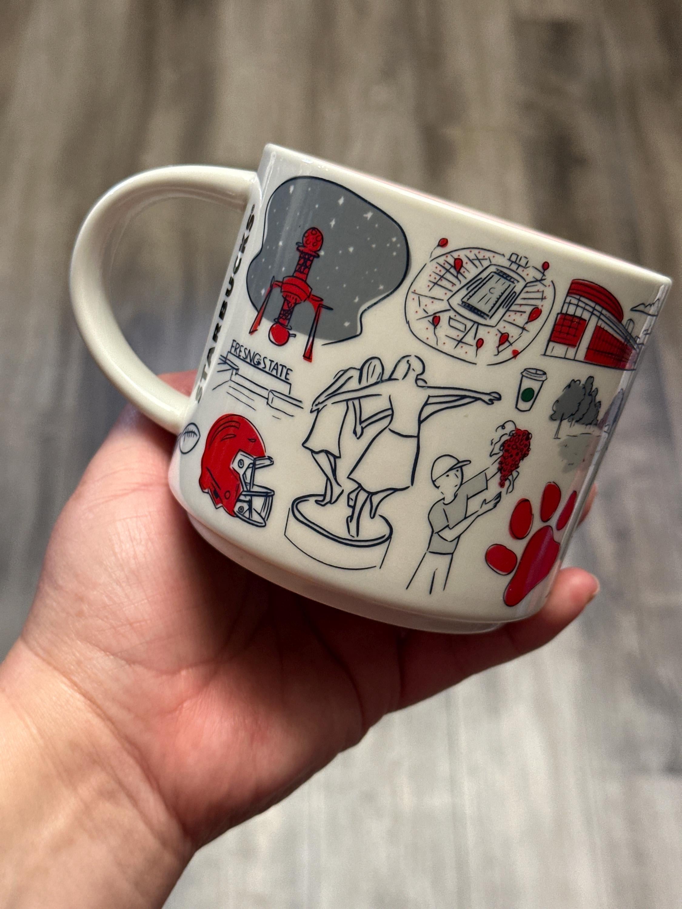 Starbucks Fresno State Bulldogs Campus Collection Mug 14oz 2022 EUC