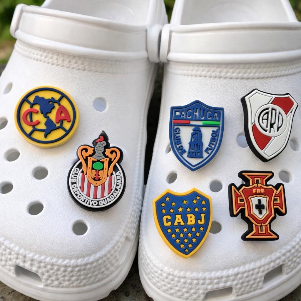 Soccer Team Shoe Charms | 6 Styles | Fits Crocs, Sandals & Clogs | Fun Sports Accessories | Ships Fast | Little Joy Market