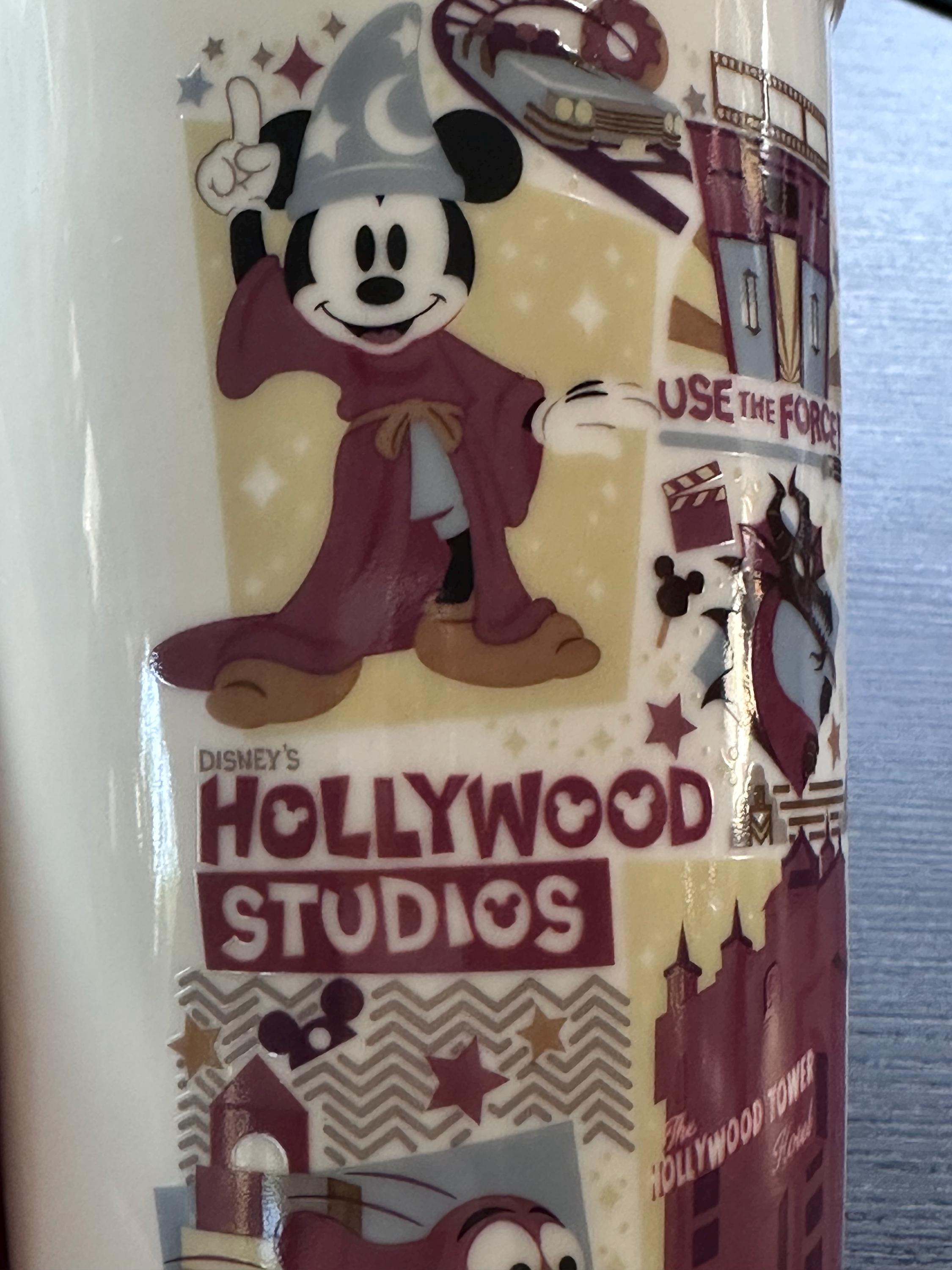 Starbucks Disney Hollywood Studios 12oz ceramic travel tumbler, 2018. Ship fast!