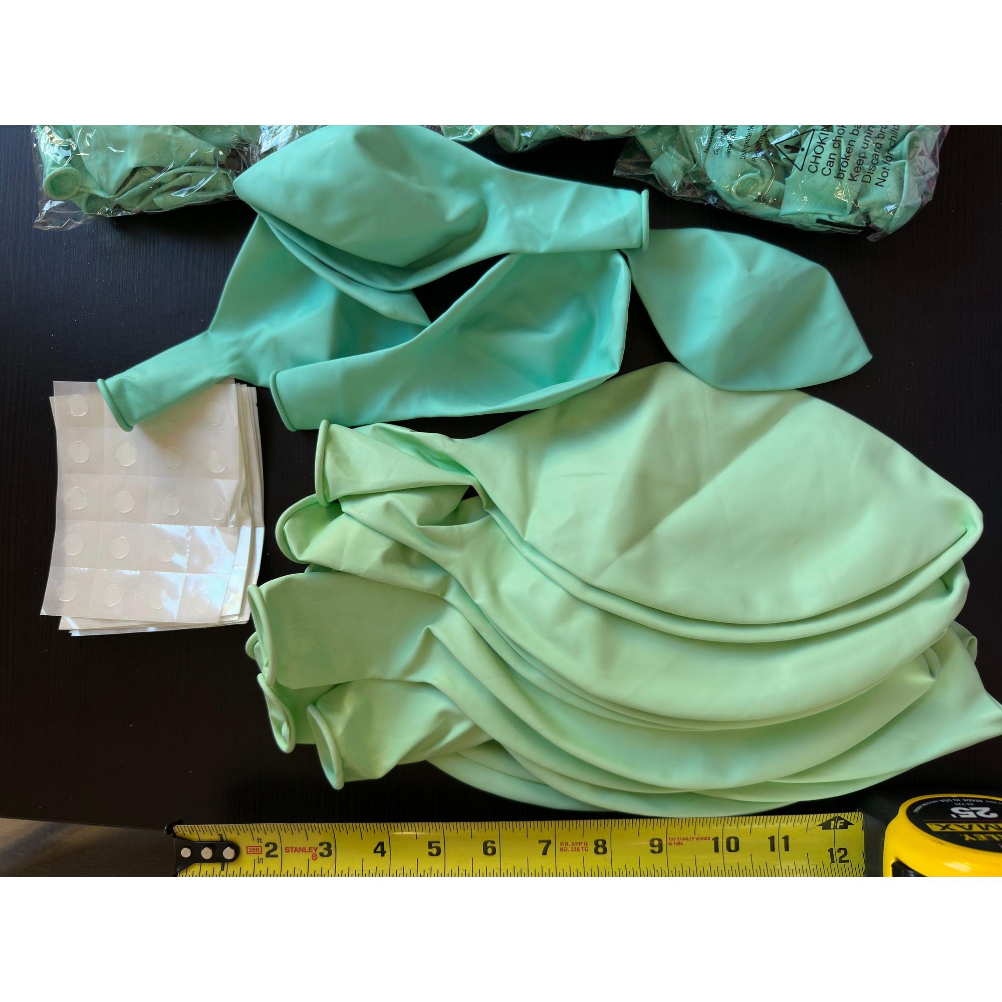 Mint Green Balloons| Pastel Mint Green Balloons | different sizes | Party balloons | 138 balloons. Ship fast!