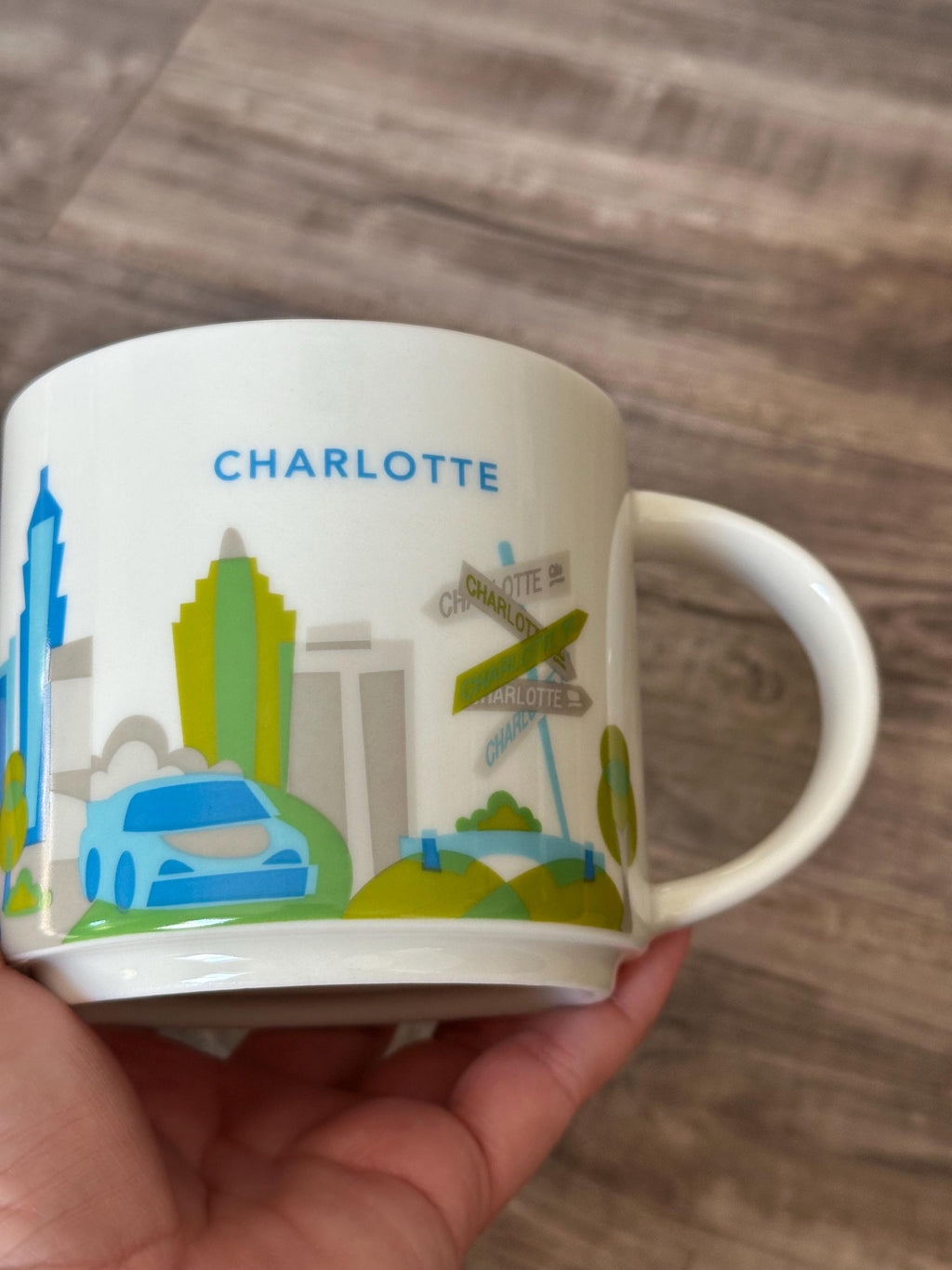 Starbucks Charlotte You Are Here Mug 14oz. Ship Fast!