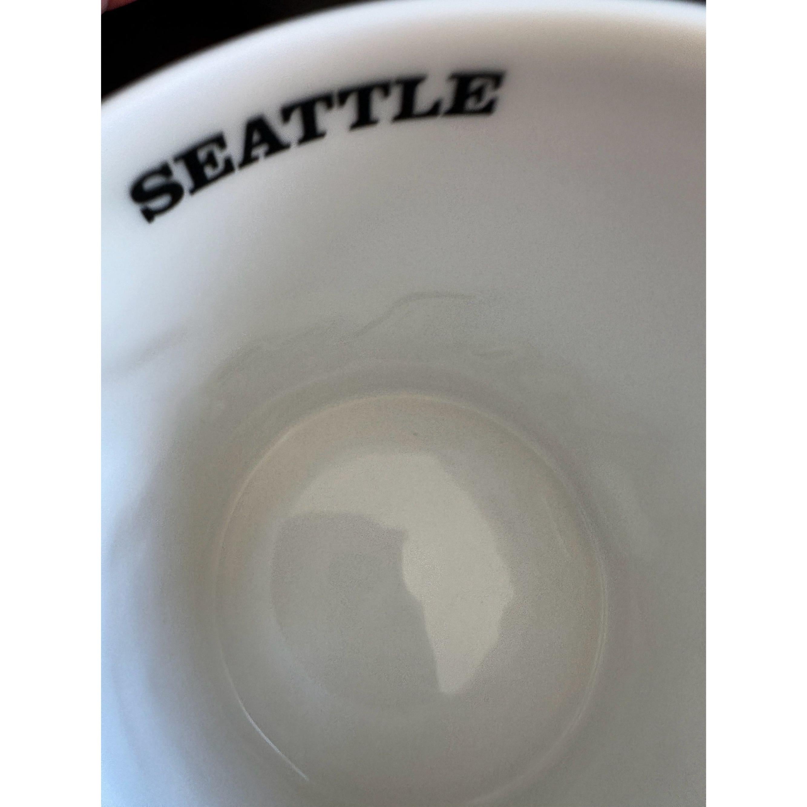 Starbucks Seattle Collector Series Mug – Black & White. Ship Fast!