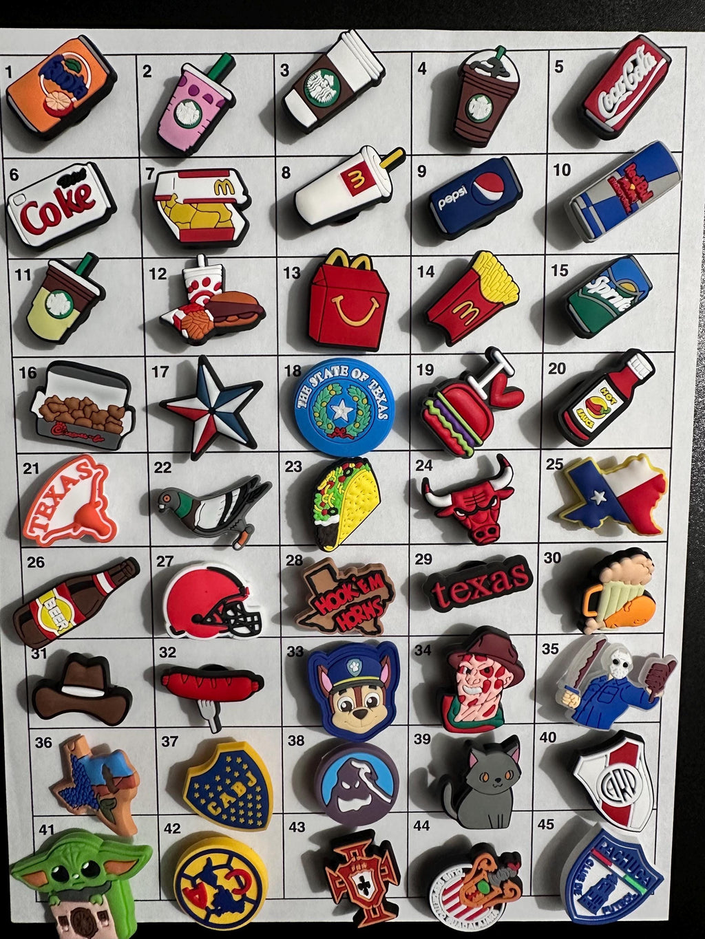 Shoe Charms for Clogs Charms Food Sports Halloween. Ship Fast! | Little Joy Market