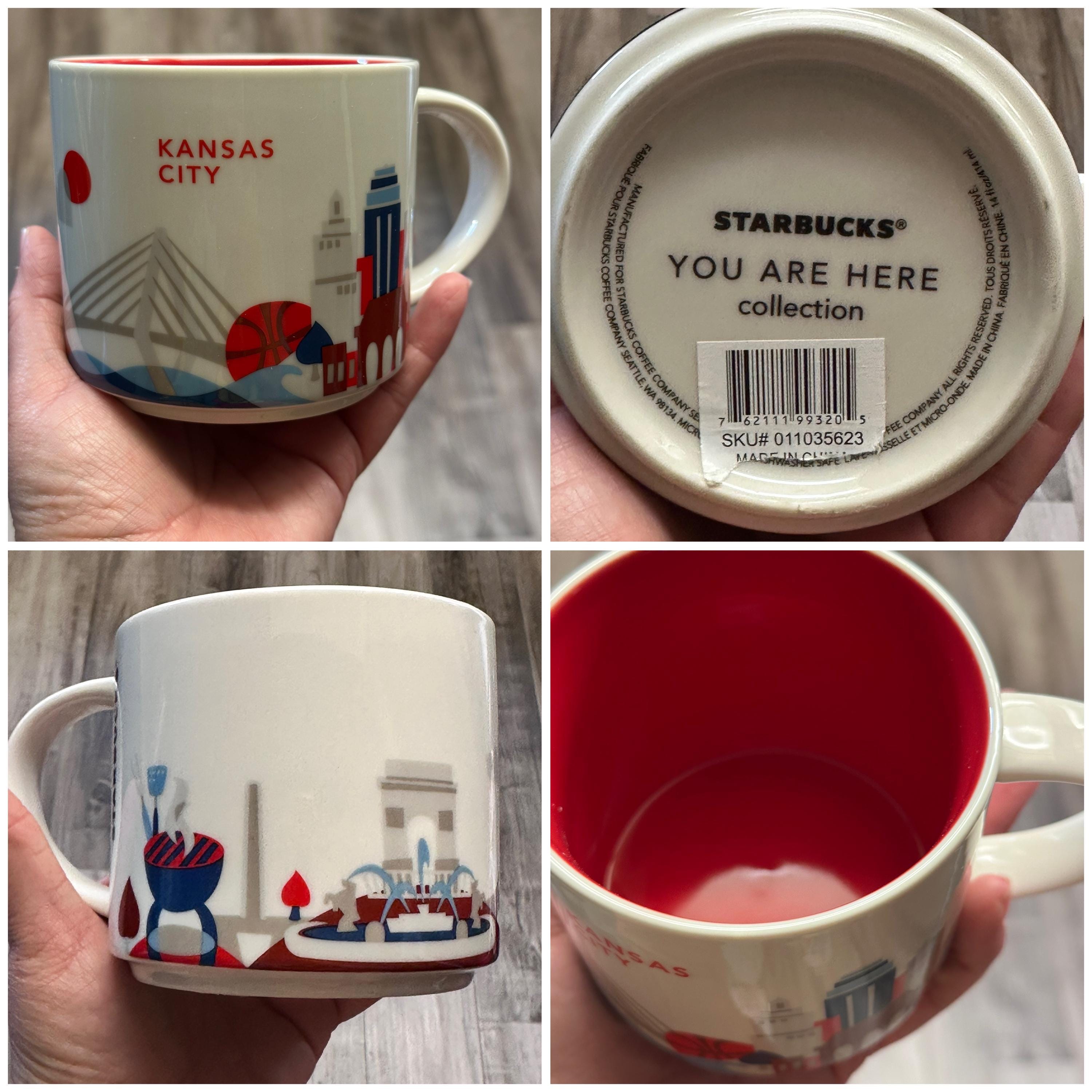 Starbucks Kansas City “You Are Here” YAH Collection 14oz Coffee Mug. Ship Fast
