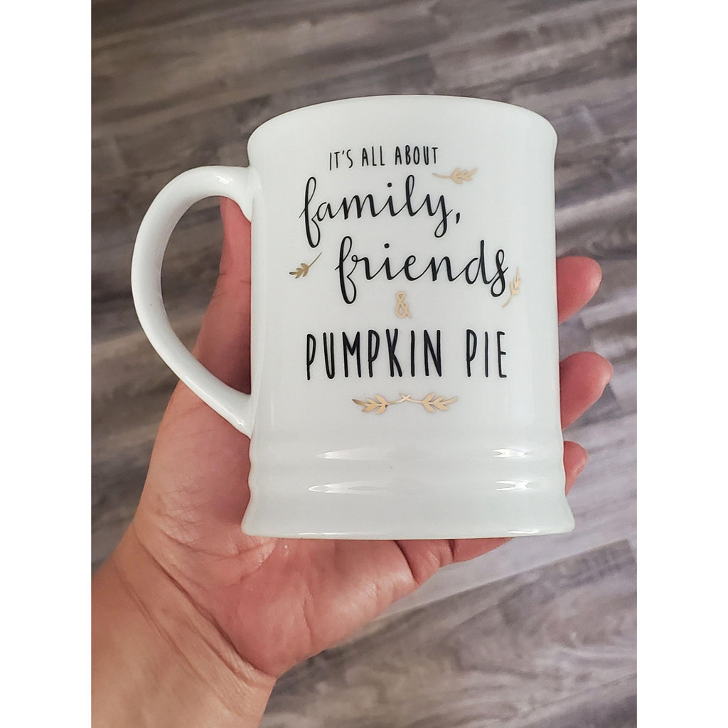 Thanksgiving Mug & Pilgrim Magnets Set: Fall Decor