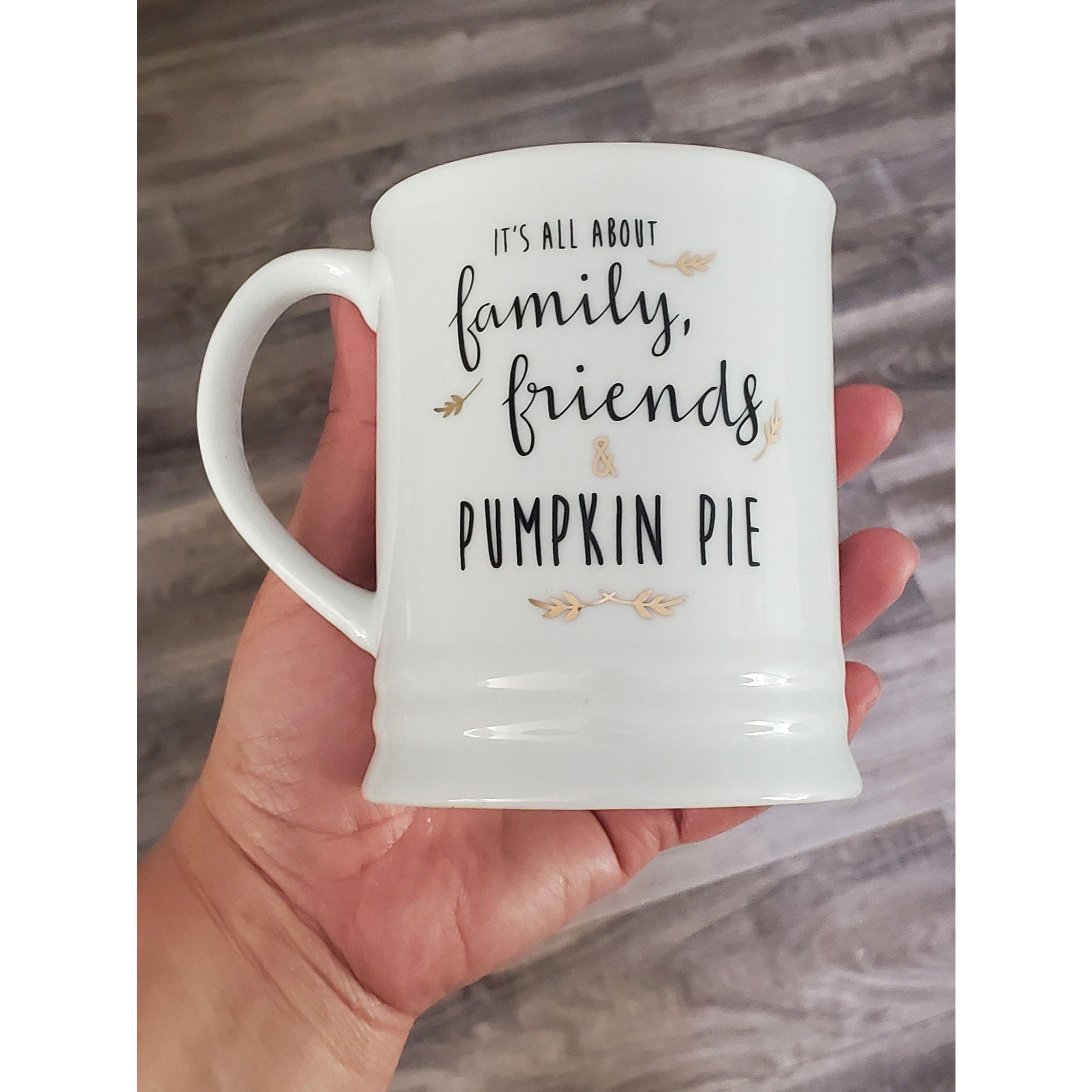 Thanksgiving Mug & Pilgrim Magnets Set: Fall Decor