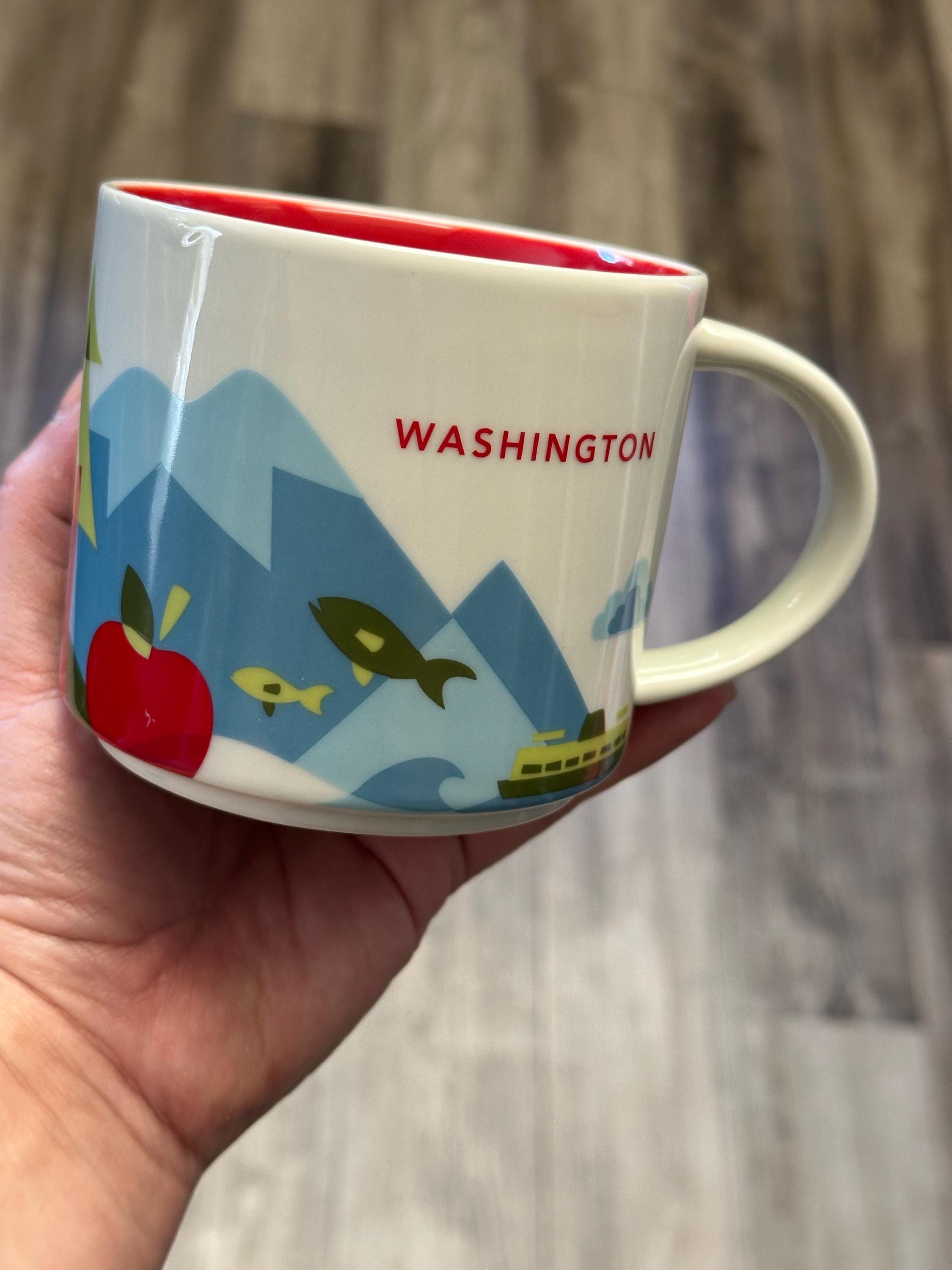 Starbucks Washington You Are Here Mug 14oz. Ship Fast!