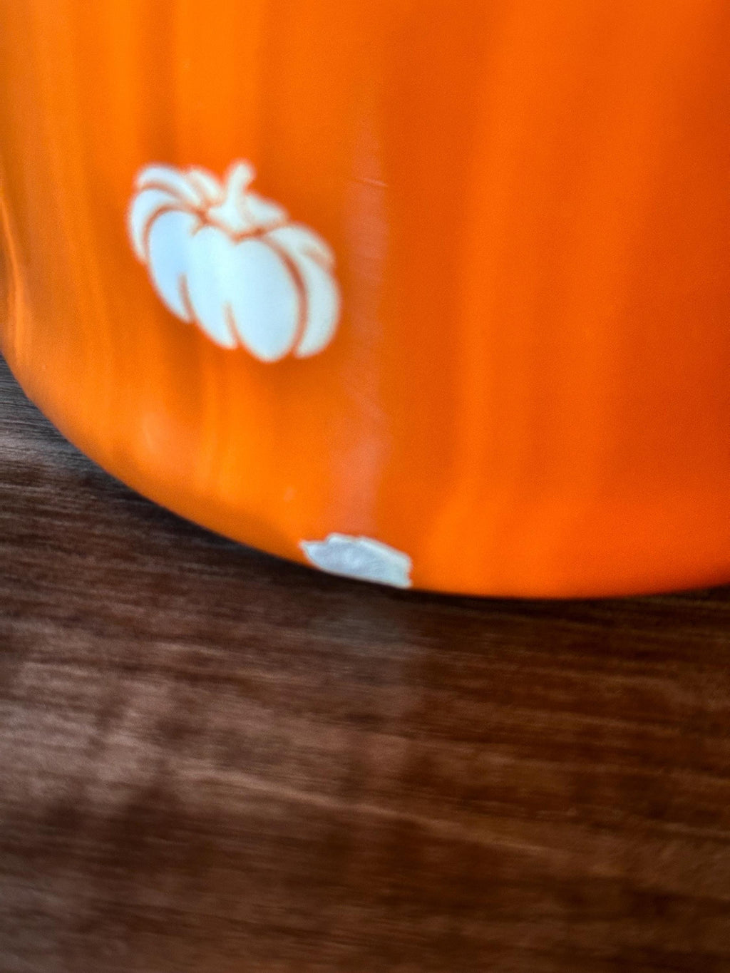 Terramoto Ceramic Orange Pitcher with White Pumpkins – Autumn Fall Decor. Ship Fast!