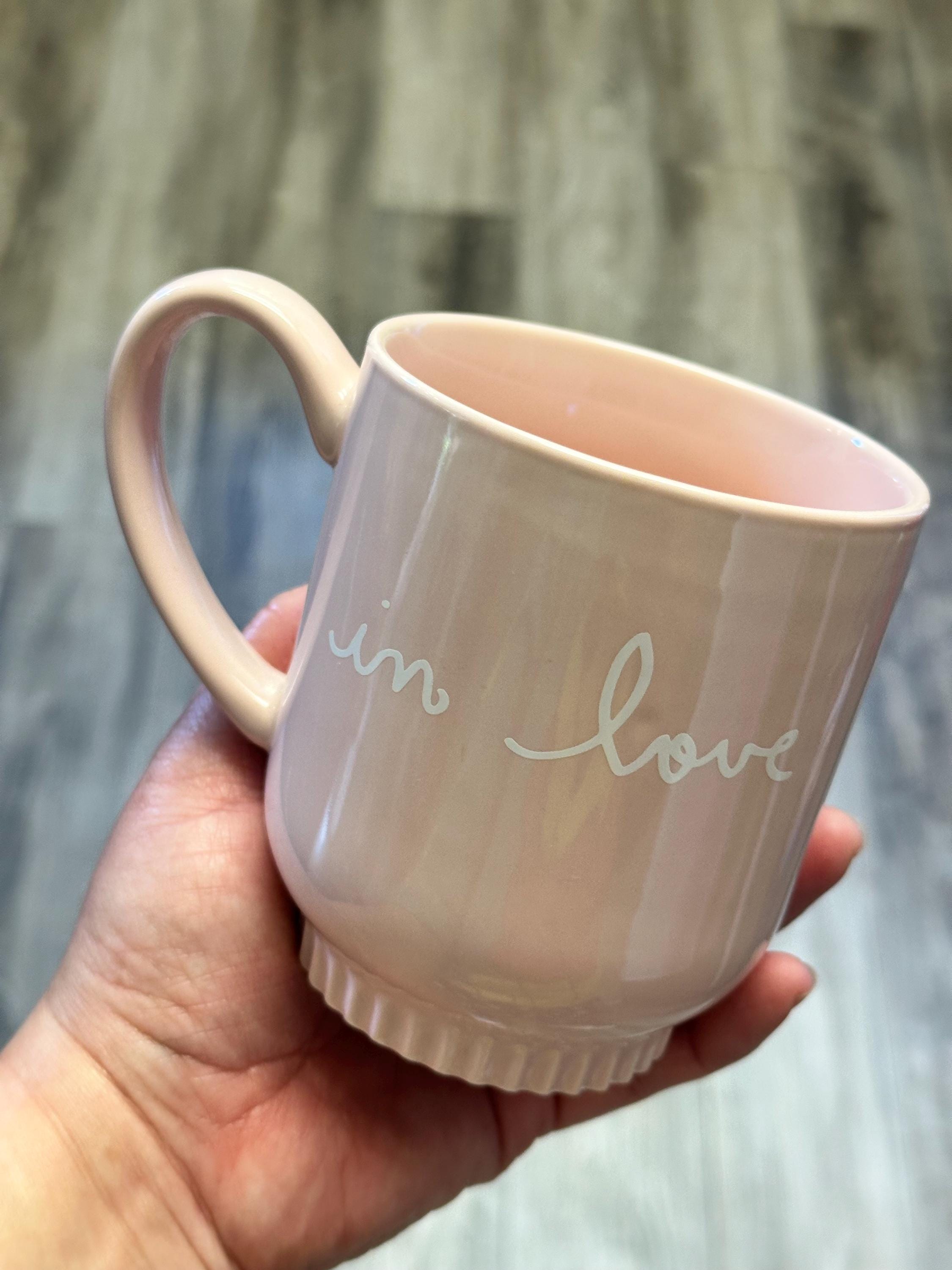 In love Mug 14 oz | Porcelain Coffee Cup. Ship Fast!