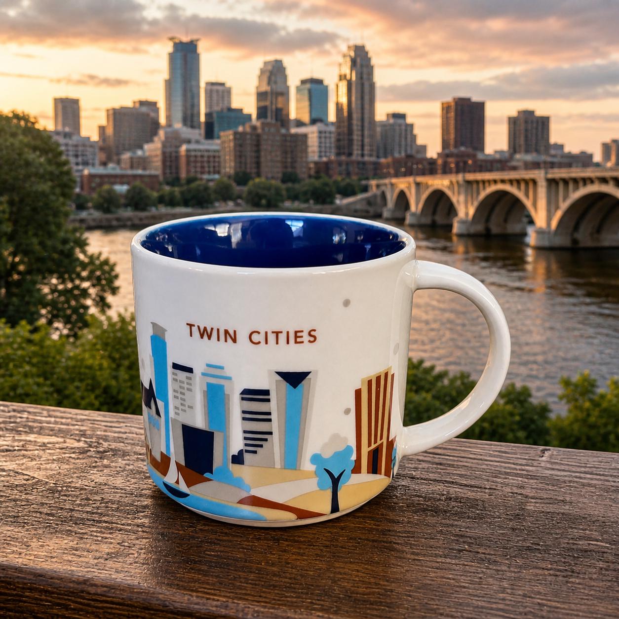 Starbucks Twin Cities You Are Here Mug | Minnesota Skyline Mug 14oz. Ship Fast! | Little Joy Market