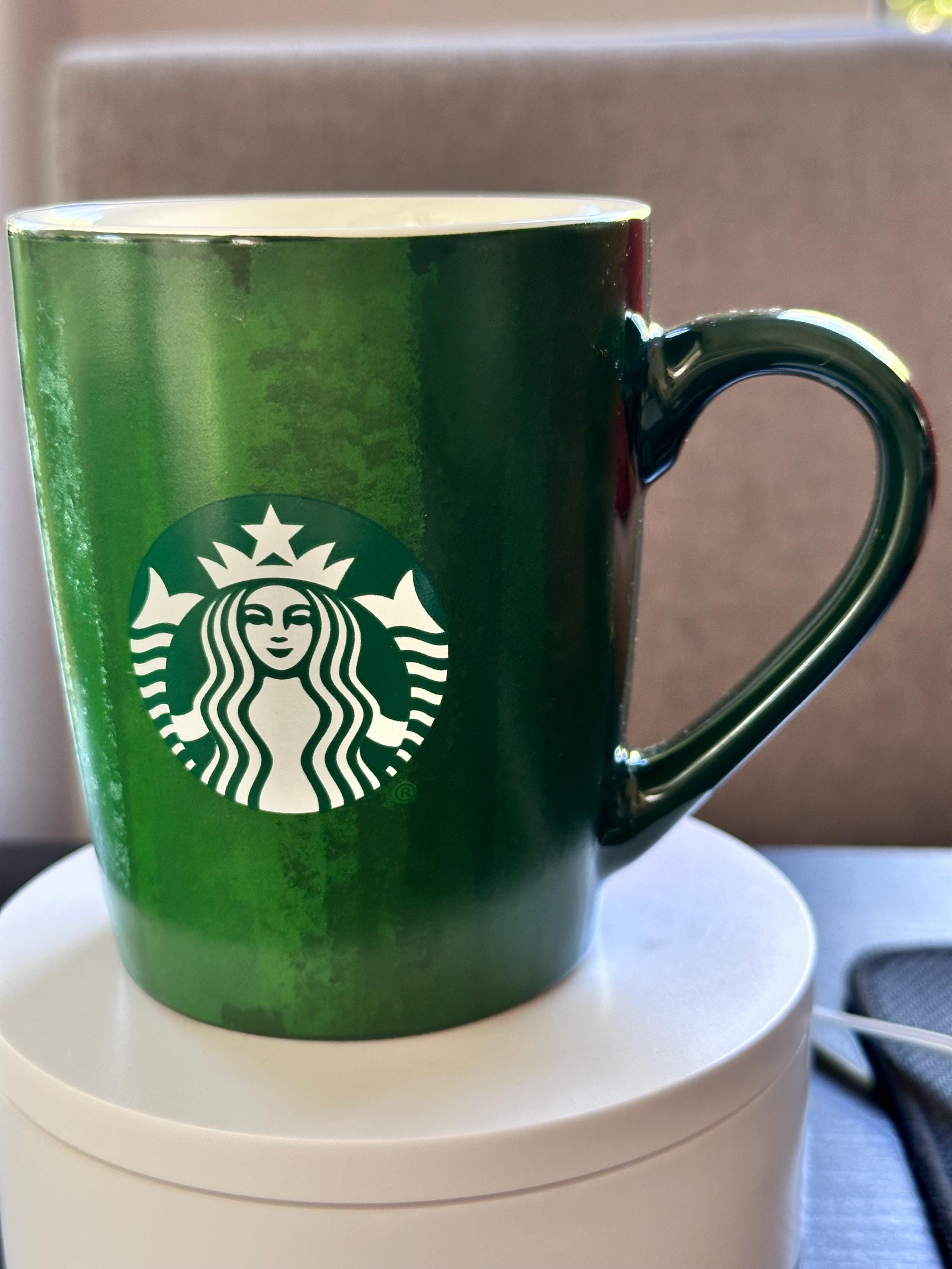 Starbucks Holiday Mug: Green 2021 Teacup, 10 Oz. Ship Fast!