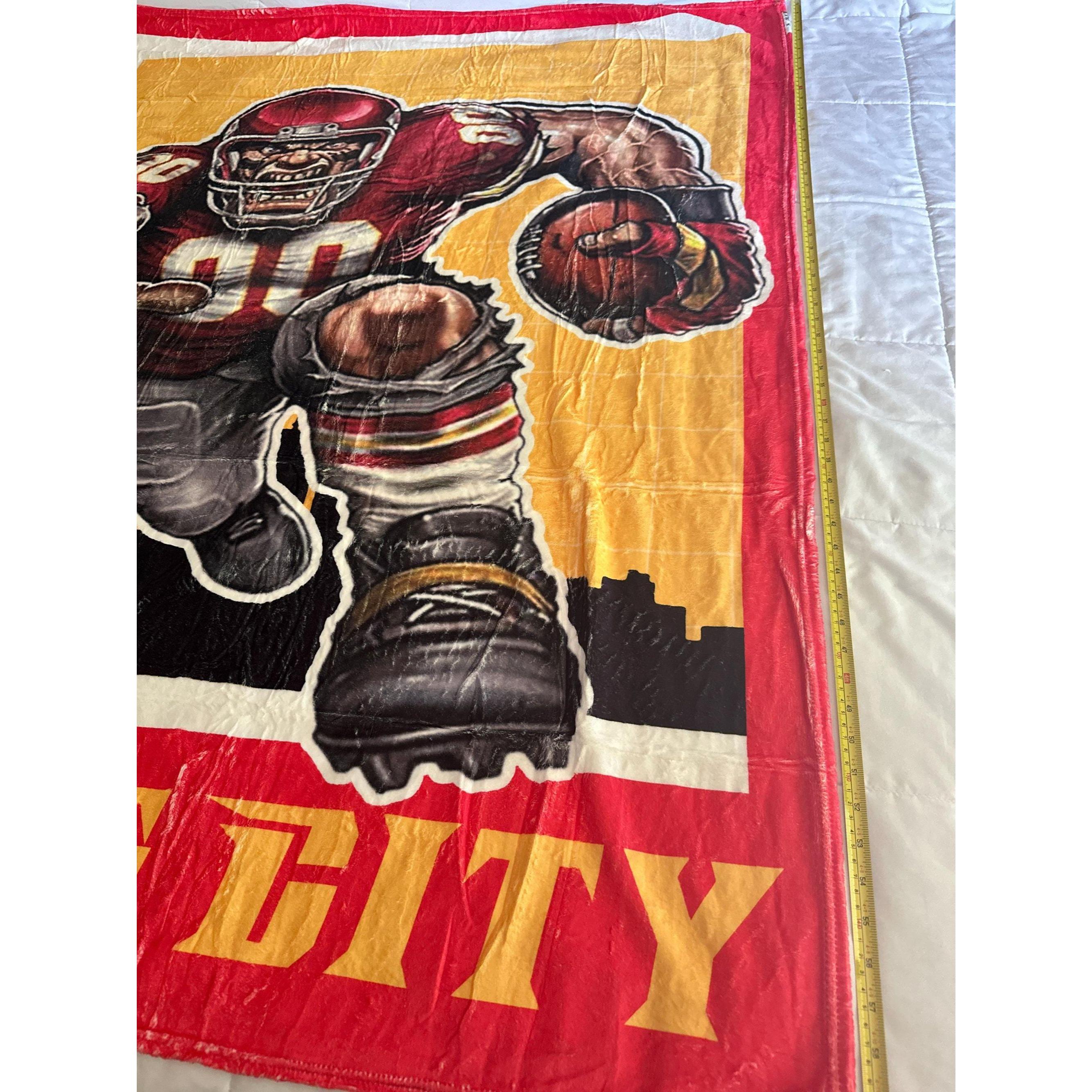 Kansas City Throw Blanket 60x51 Soft Cozy KC Fan Gift. Ship Fast!