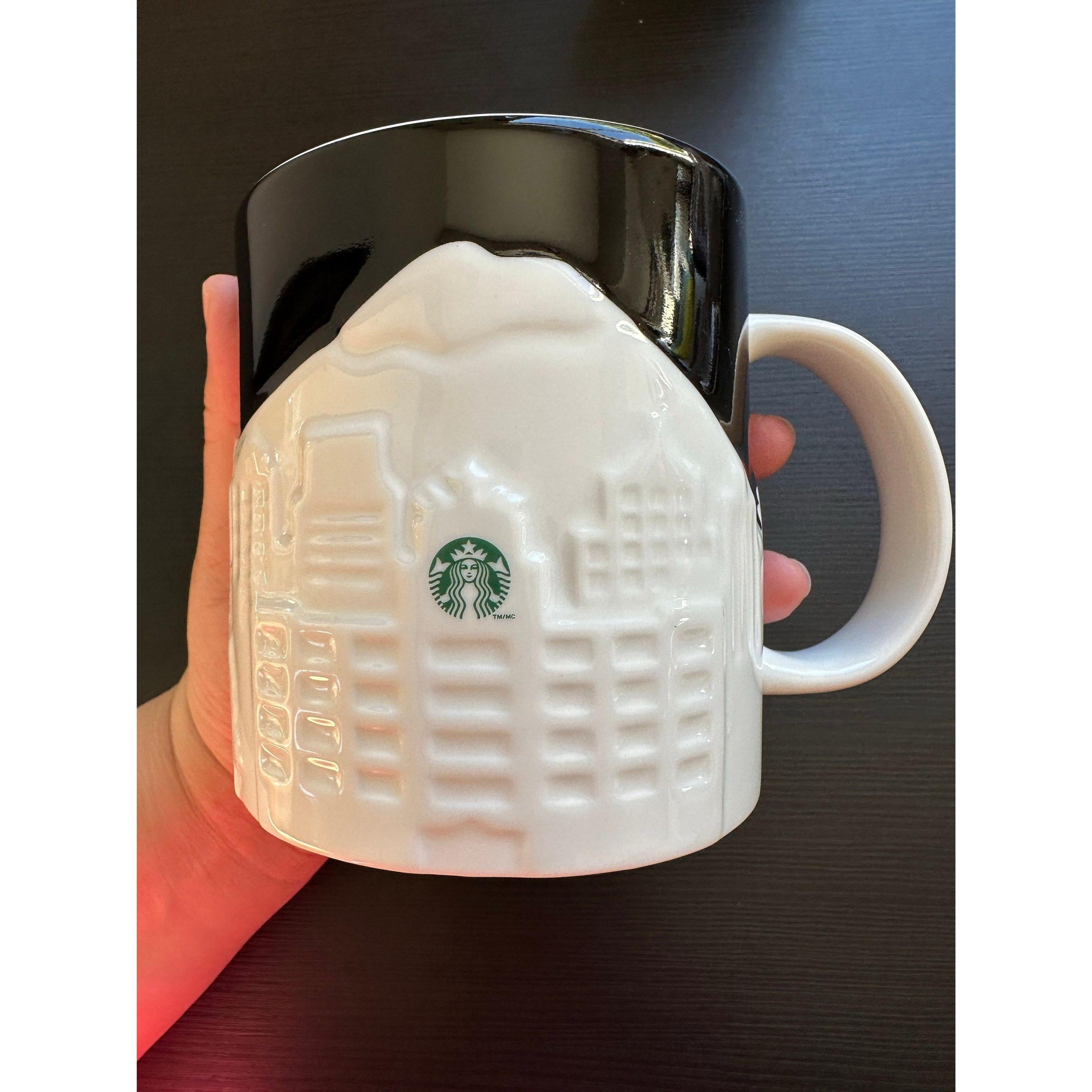 Starbucks Seattle Collector Series Mug – Black & White. Ship Fast!