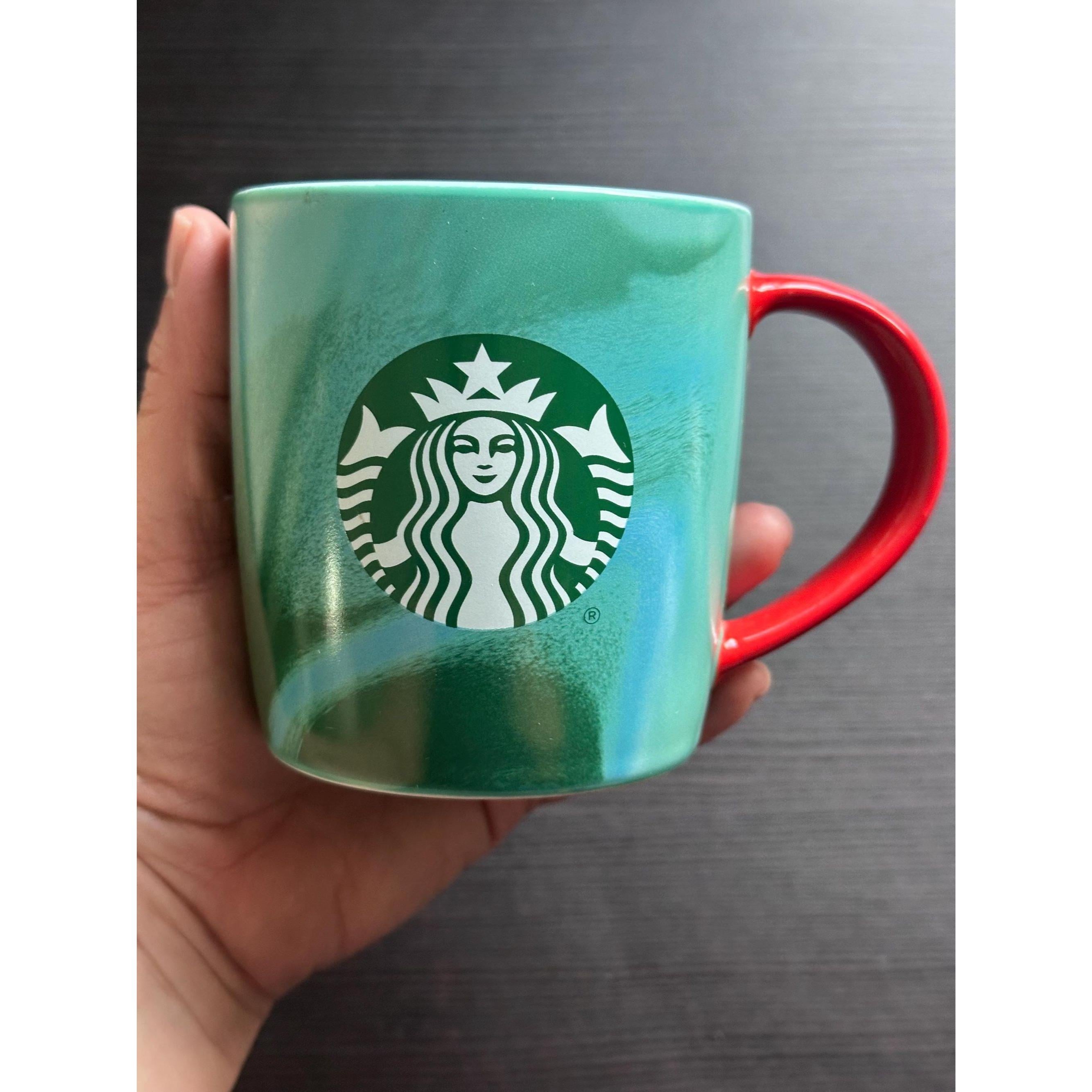 Starbucks Holiday Marbled Mugs: Green & Blue, Set of 2. 2024. Ship Fast!
