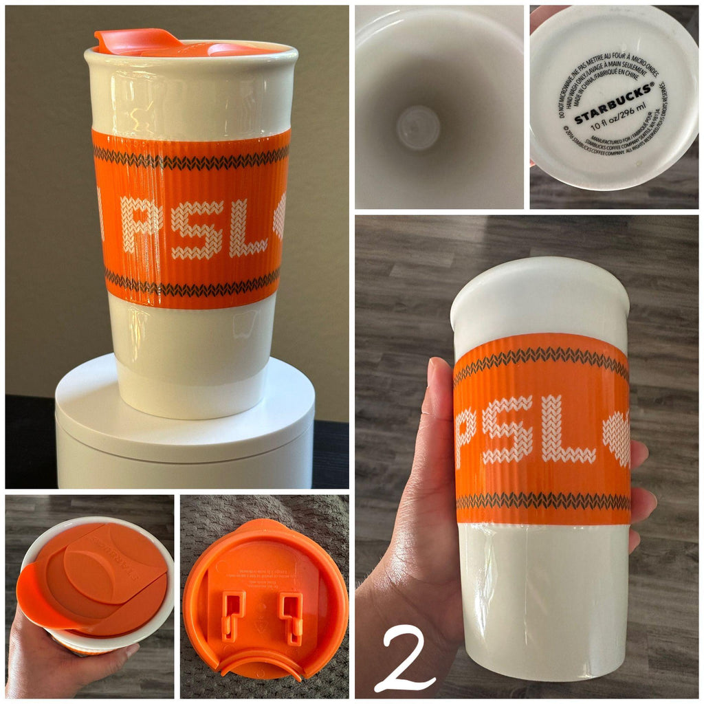 Starbucks PSL Ceramic Travel Tumbler. Ship fast!