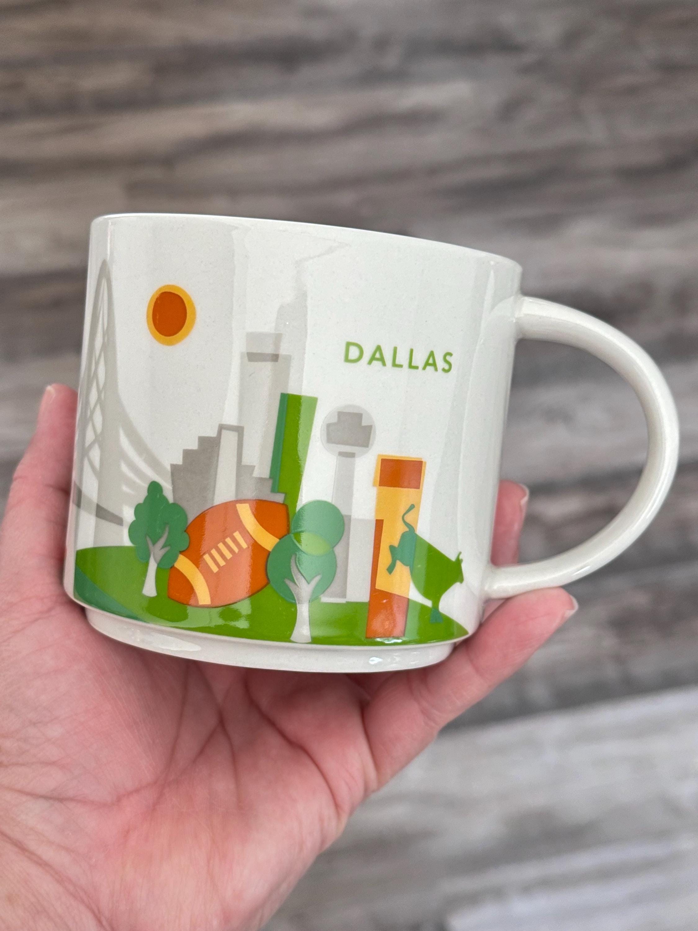 Starbucks Dallas You Are Here Mug 14 oz Collectible Coffee Cup. Ship Fast! | Little Joy Market