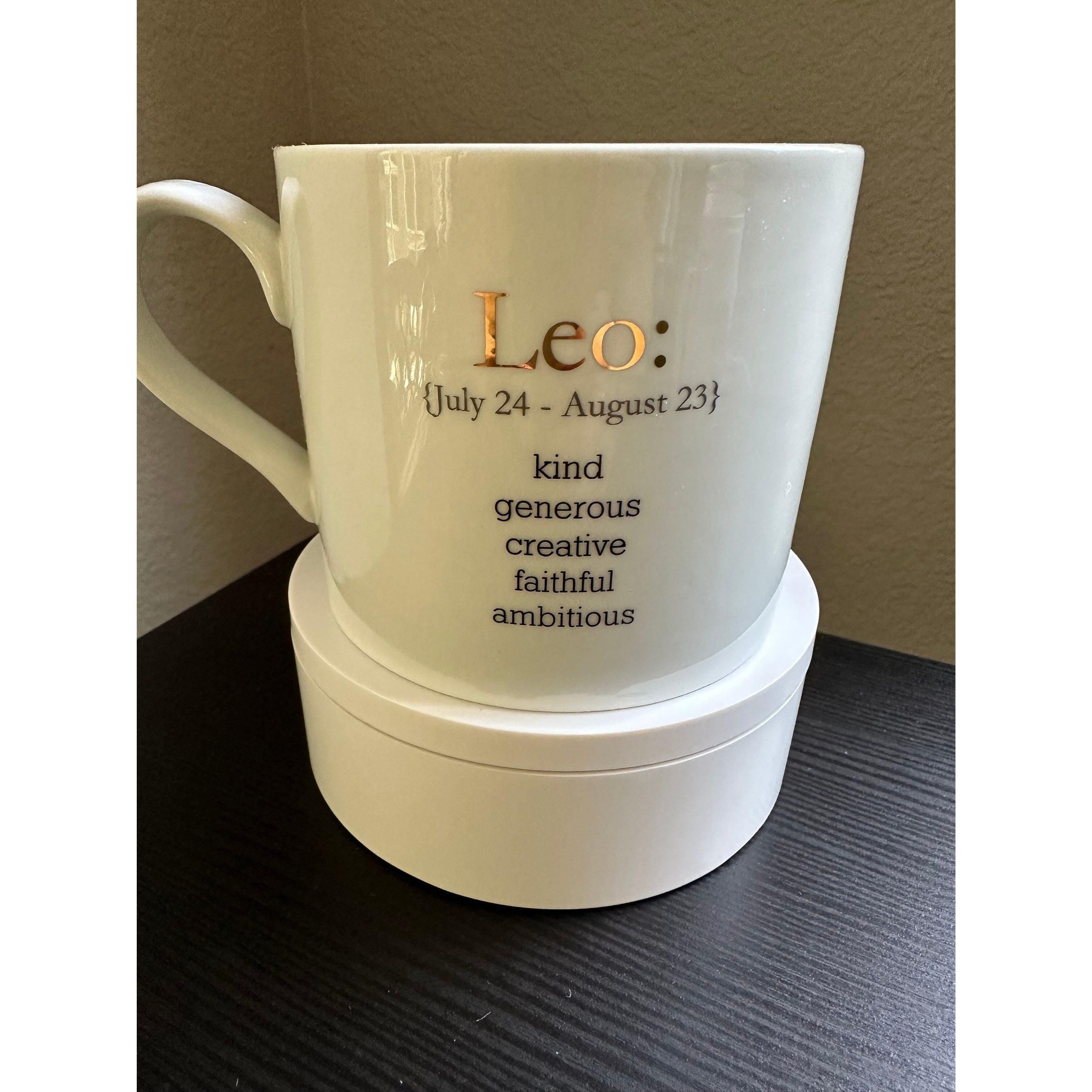 World Market Leo Zodiac Coffee Mug – Astrology Lover Gift. Ship Fast! | Little Joy Market