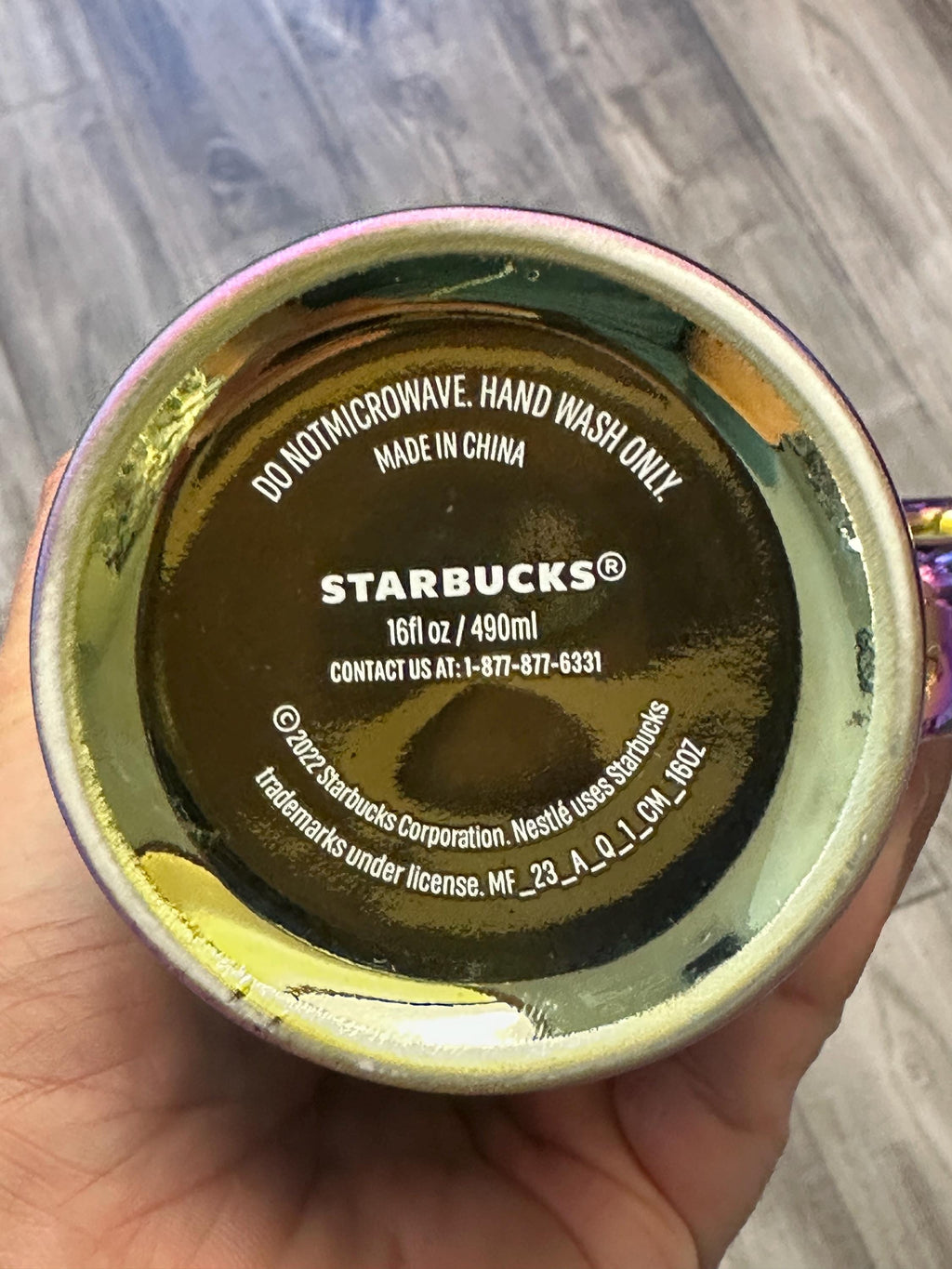 Starbucks Iridescent Rainbow Travel Mug 16oz – Holiday 2022, Retired. Ship Fast!