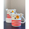 Parker Lane Dog Mom Coffee Mug Set - Sculpted Ears, Striped, 16 Oz | Little Joy Market