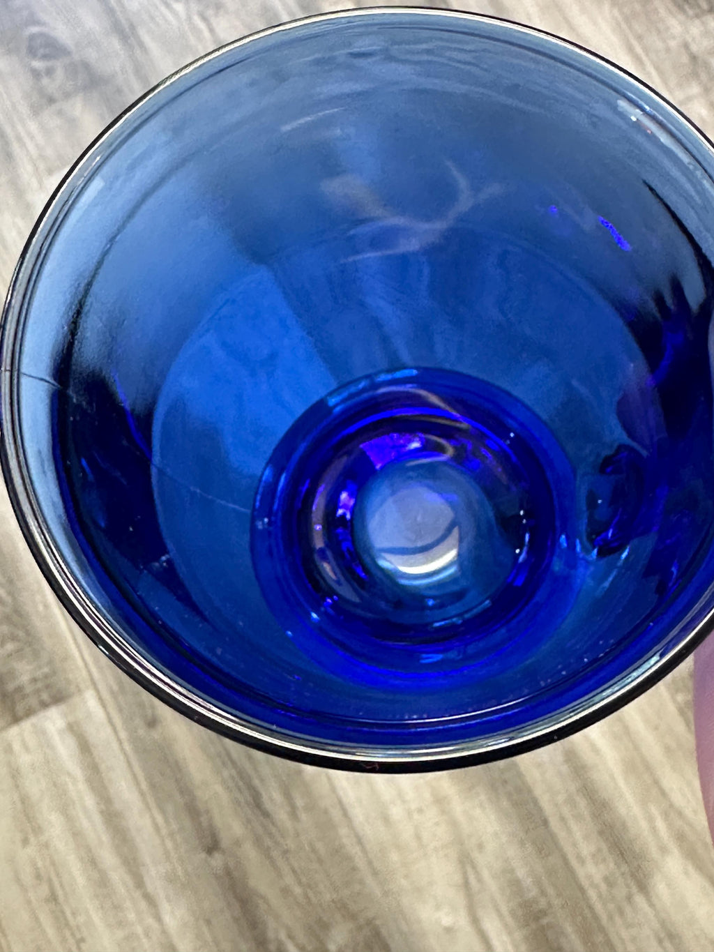 Vintage Starbucks Cafe Mug 16oz – Anchor Hocking Cobalt Blue Glass. Ship Fast!
