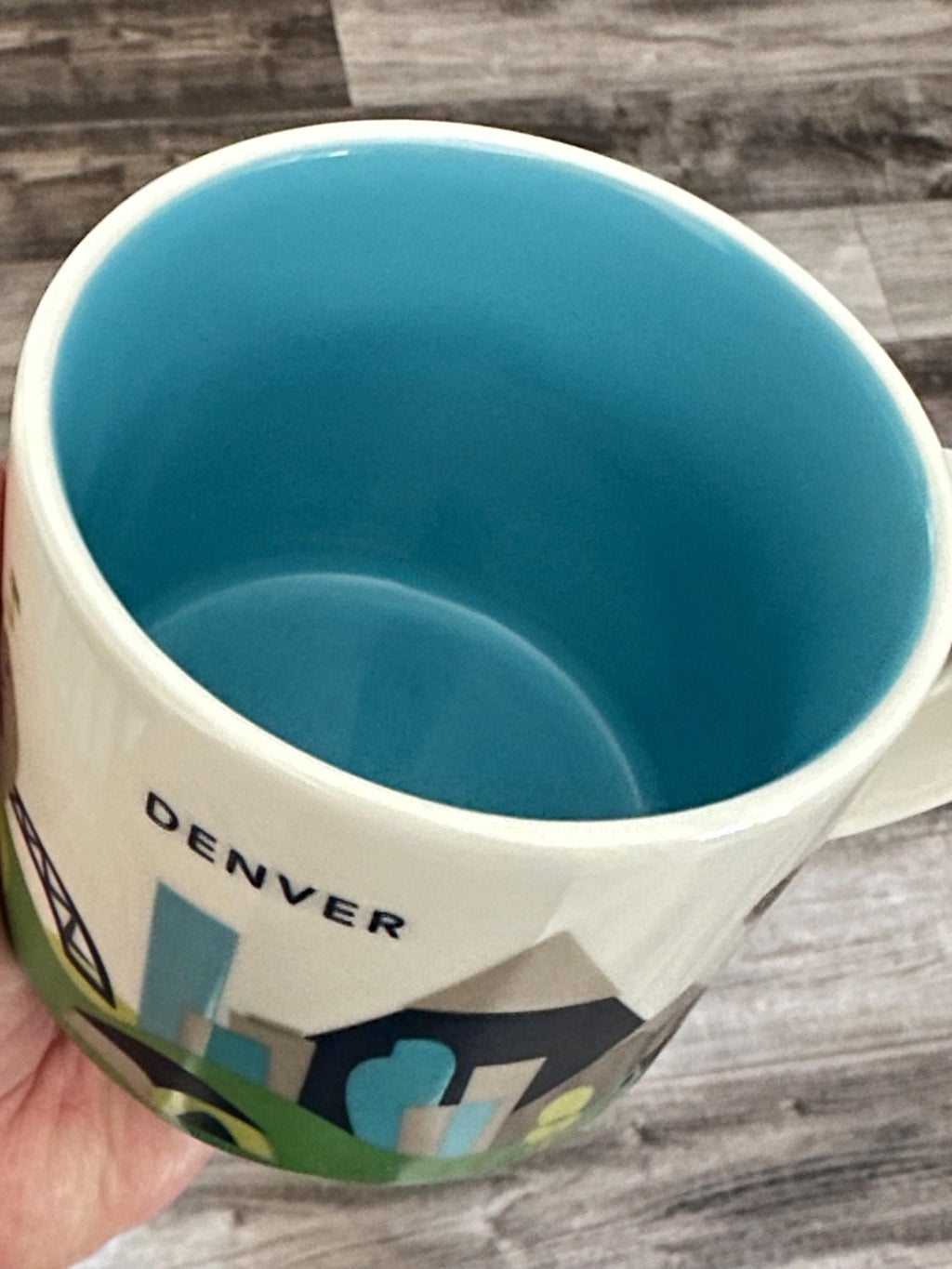 Starbucks Denver “You Are Here” YAH Collection 14oz Coffee Mug 2013. Ship Fast!