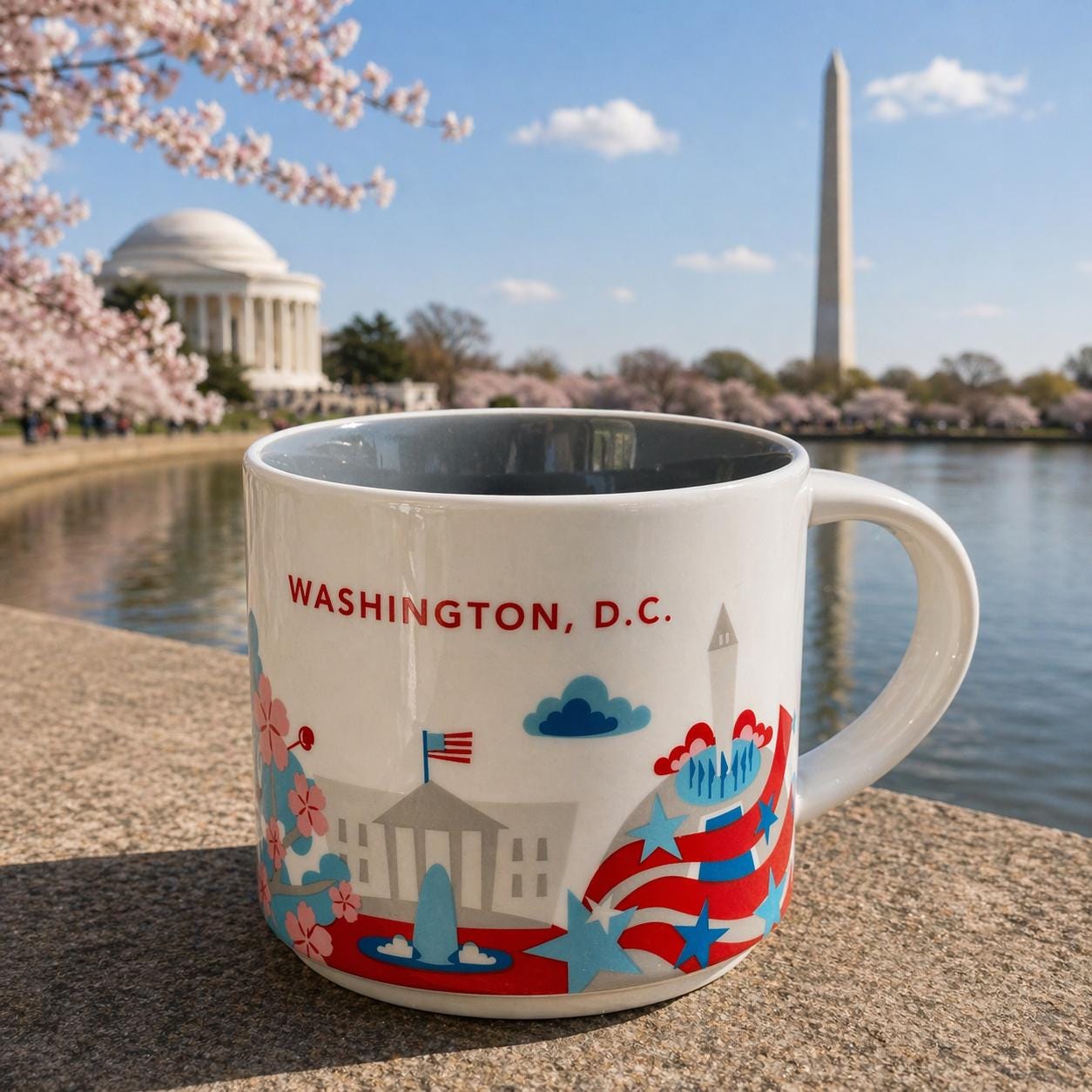 Starbucks Washington DC You Are Here mug 14oz. EUC. Ship Fast! | Little Joy Market