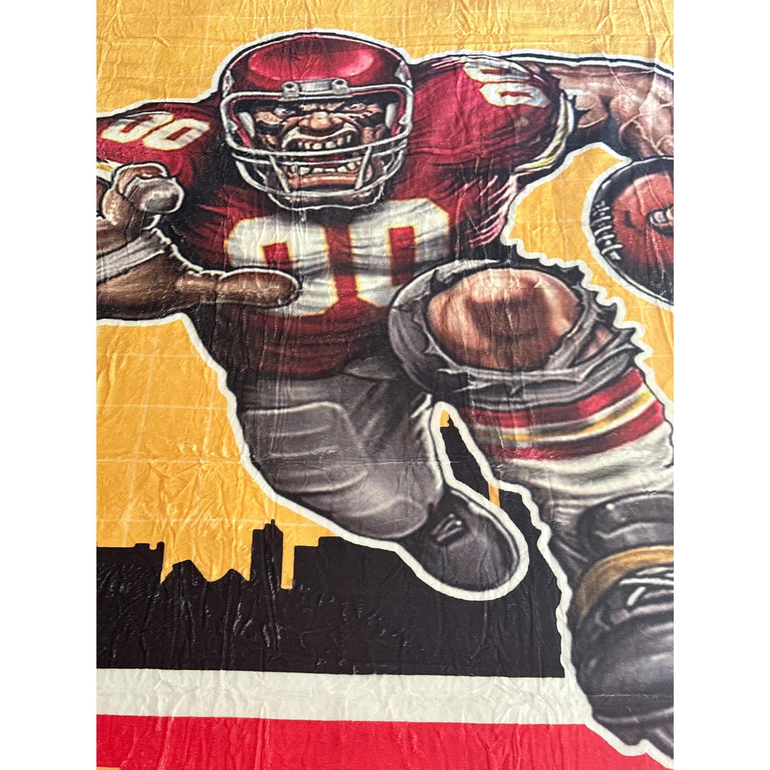 Kansas City Throw Blanket 60x51 Soft Cozy KC Fan Gift. Ship Fast!