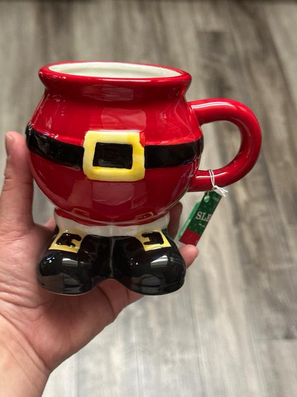 Santa Pants Christmas Mug 17oz St Nicholas Holiday Coffee Cup New. Ship Fast! | Little Joy Market