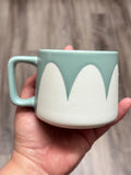 Starbucks 2017 Green White Speckled Drip Mug 9 oz Ceramic Coffee Cup. Ship fast! | Little Joy Market
