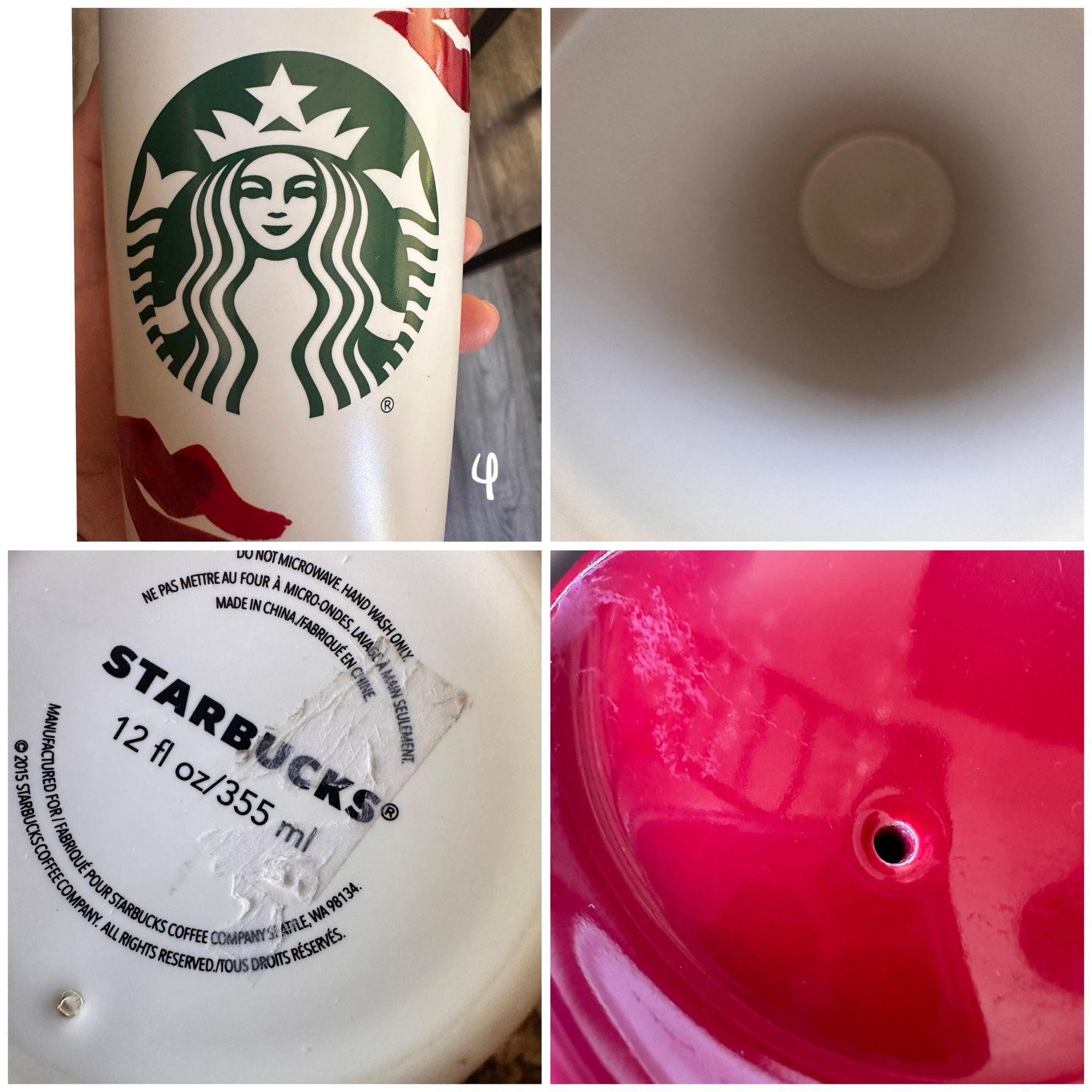 Starbucks XOXO Lips Valentine Tumbler 12 oz 2015. Ship Fast!