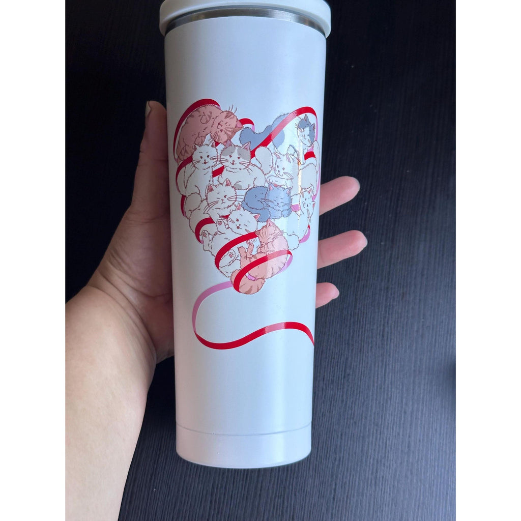 Starbucks China Cat Tumbler, 28 Oz with Sleeve