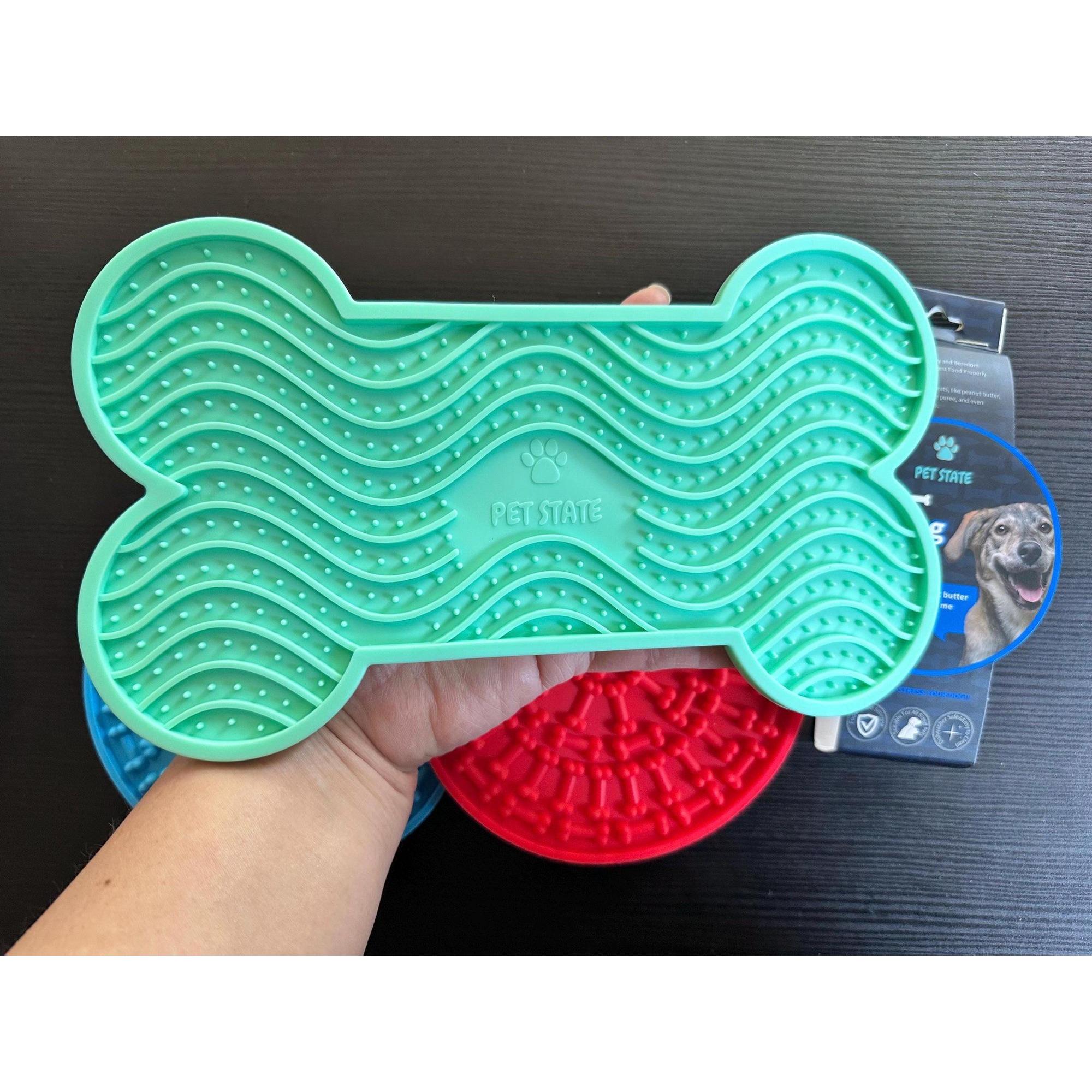 Dog Lick Pad 3-Pack for Anxiety Relief and Bath Time | Strong Suction. Ship Fast!