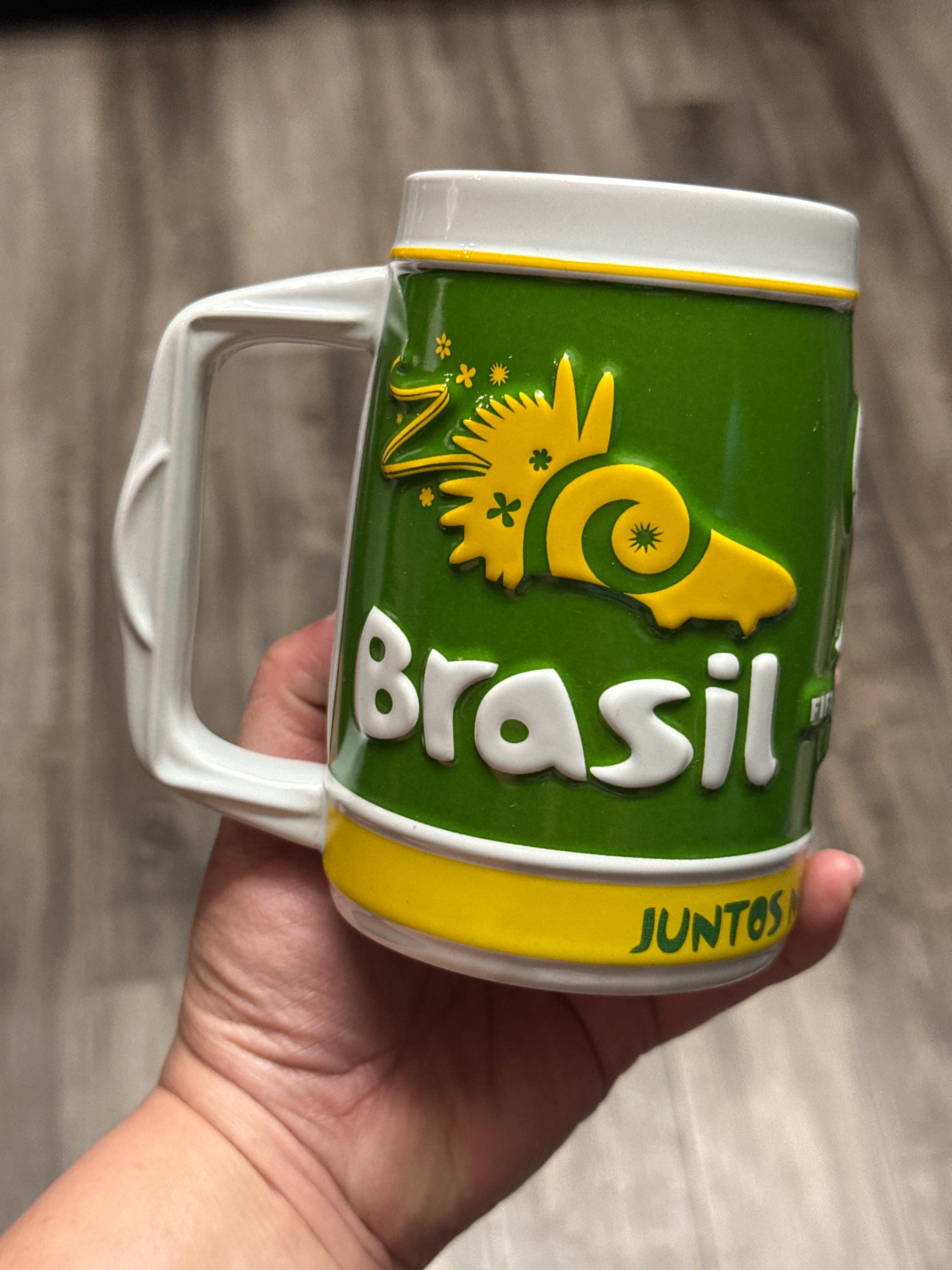 Brasil 2014 Large Mug Soccer Collectible Coffee Cup New
