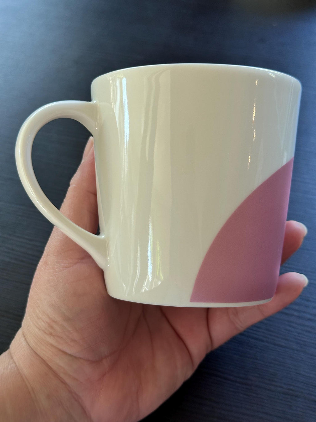 Starbucks 2005 Pink Gray Swirl Coffee Mug 12oz Vintage GUC. Ship Fast!