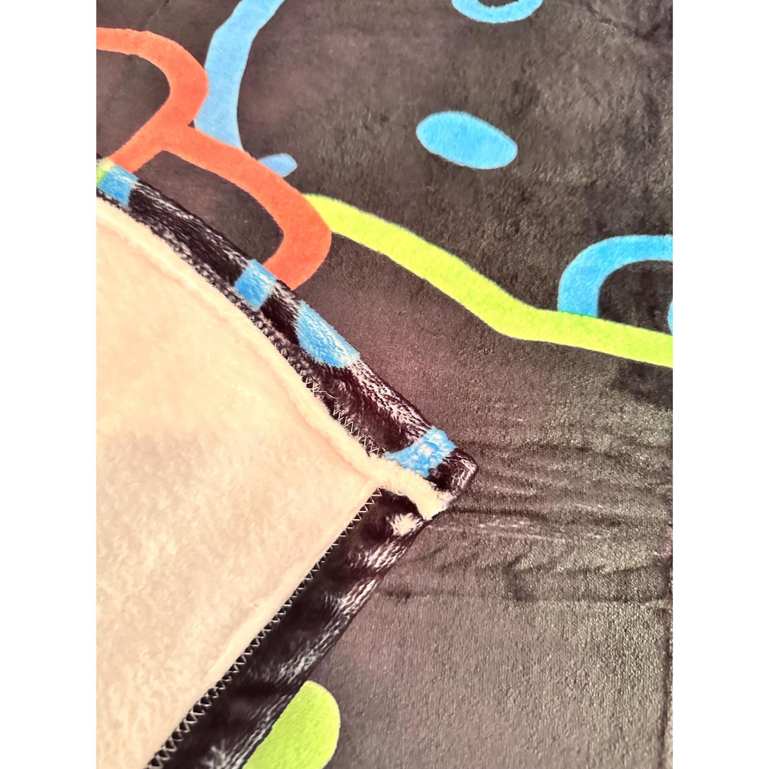 Hello Kitty Neon Blanket 39x53 Inches | Soft Cozy Throw | Ships Fast!