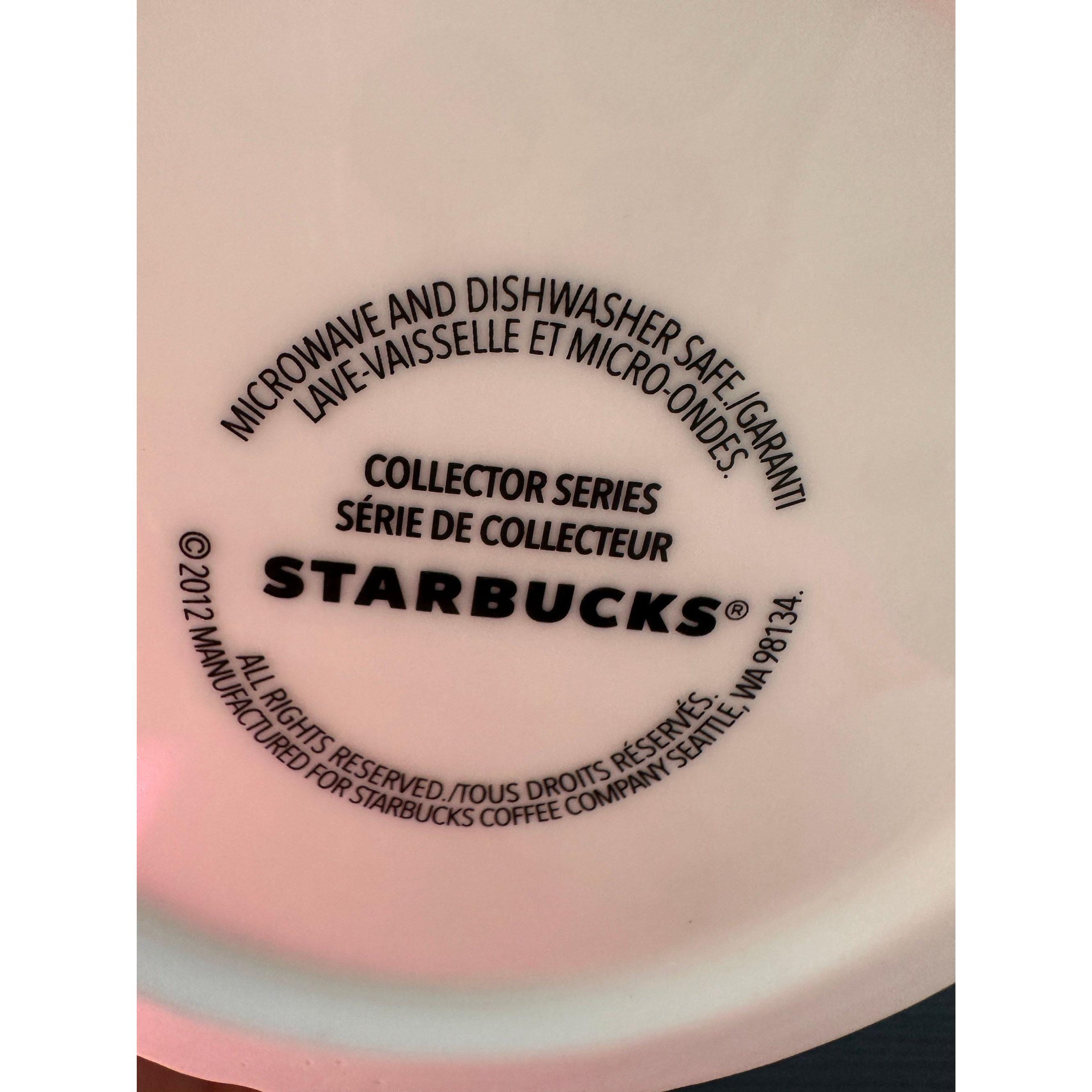 Starbucks Seattle Collector Series Mug – Black & White. Ship Fast!
