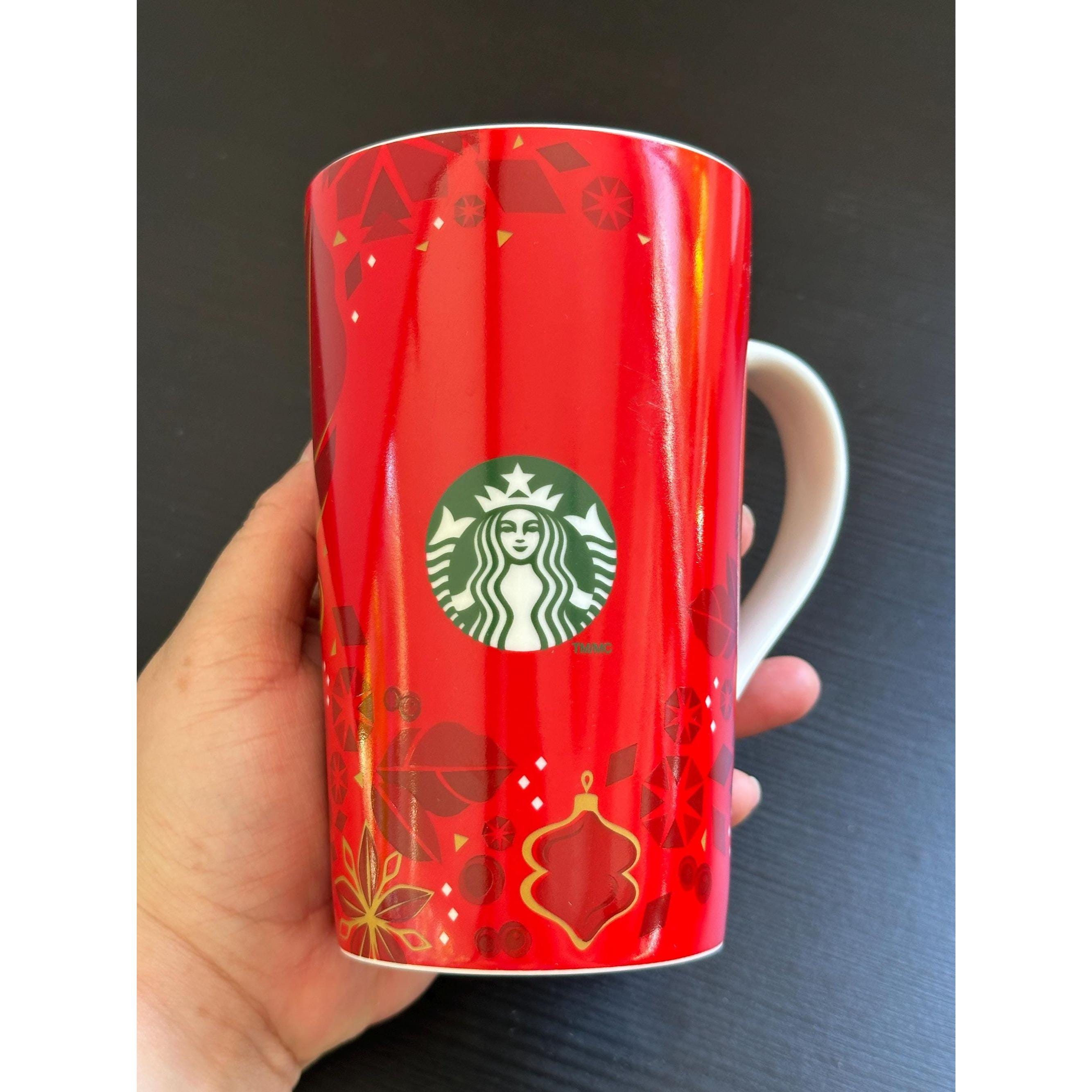 Starbucks Christmas Mug Red 16 oz 2013 Discontinued. EUC. Ship Fast!