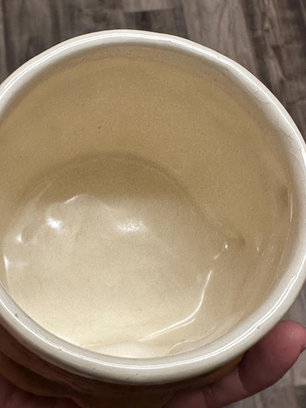 Brown Handprinted 3D animal Mug 10 oz Ceramic Coffee Cup. Ship Fast!