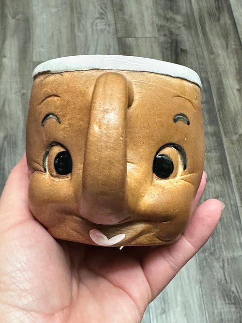 3D Animal Mug Brown Hand painted Ceramic Coffee Cup 10oz | The Corner of Everything