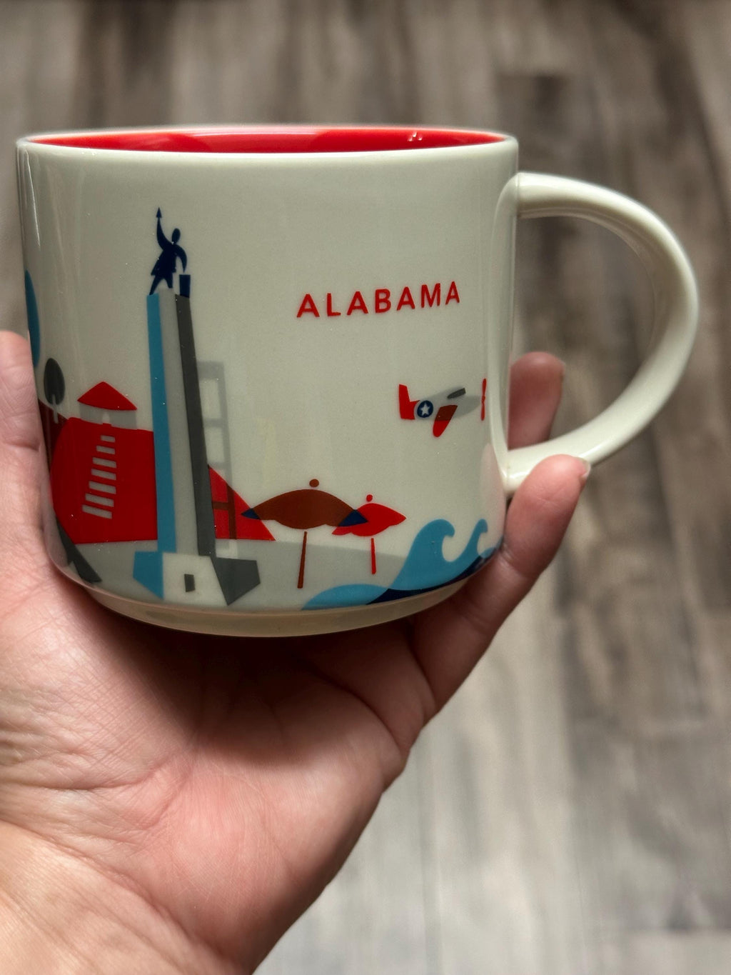 Starbucks Alabama You Are Here Mug 14oz. Ship Fast!