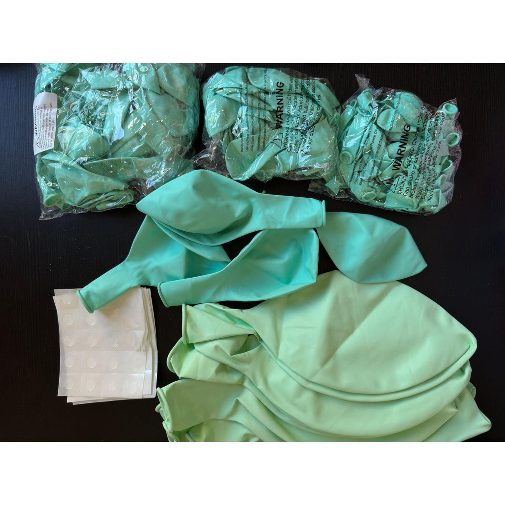 Mint Green Balloons| Pastel Mint Green Balloons | different sizes | Party balloons | 138 balloons. Ship fast!