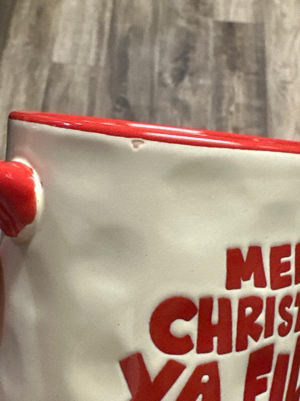 Home Alone “Merry Christmas Ya Filthy Animal” Mug 14oz Holiday Cup EUC. Ship Fast!
