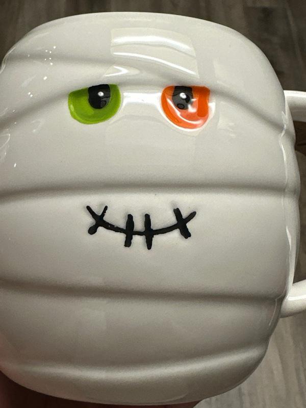 Halloween Mummy Mug Ceramic Coffee Cup 12oz Spooky Mug. New! Ship Fast!